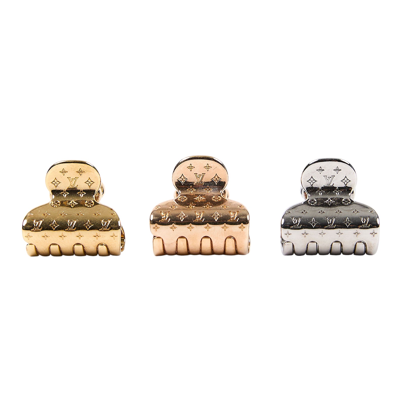 路易威登 LOUIS VUITTON Nanogram 髮夾組 M68940 Nanogram Hair Clip Set 三色髮夾 原廠盒子