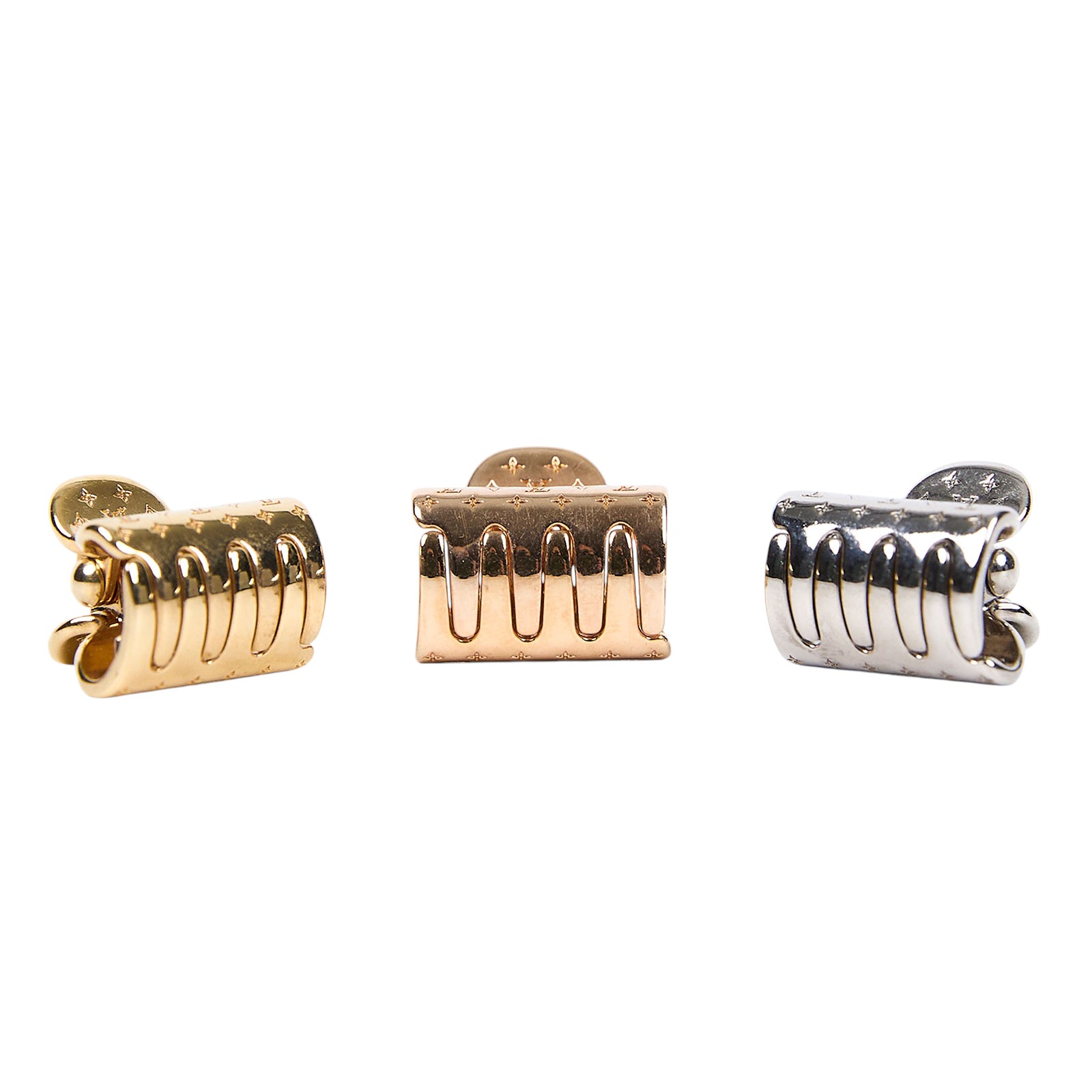 路易威登 LOUIS VUITTON Nanogram 髮夾組 M68940 Nanogram Hair Clip Set 三色髮夾 原廠盒子
