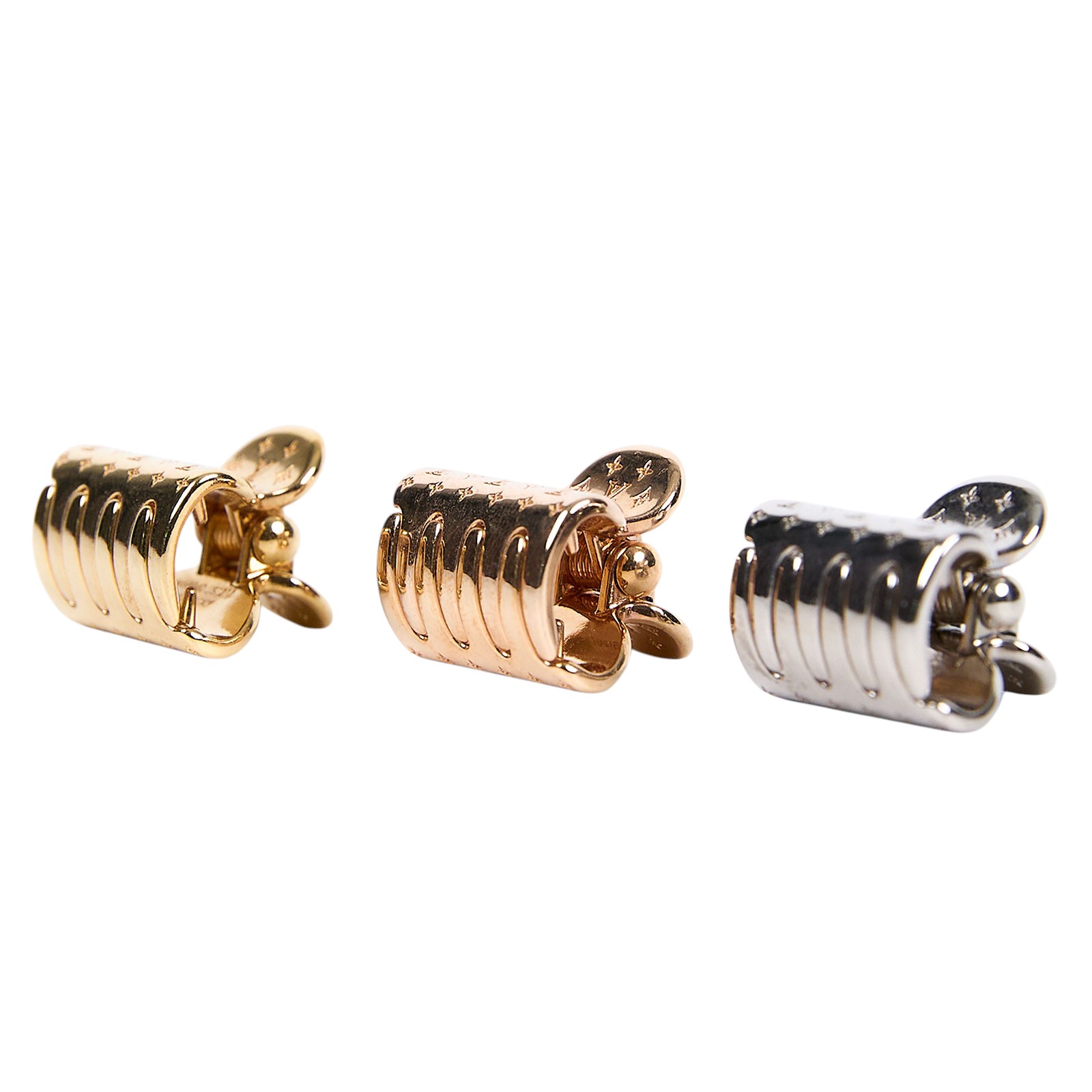 路易威登 LOUIS VUITTON Nanogram 髮夾組 M68940 Nanogram Hair Clip Set 三色髮夾 原廠盒子