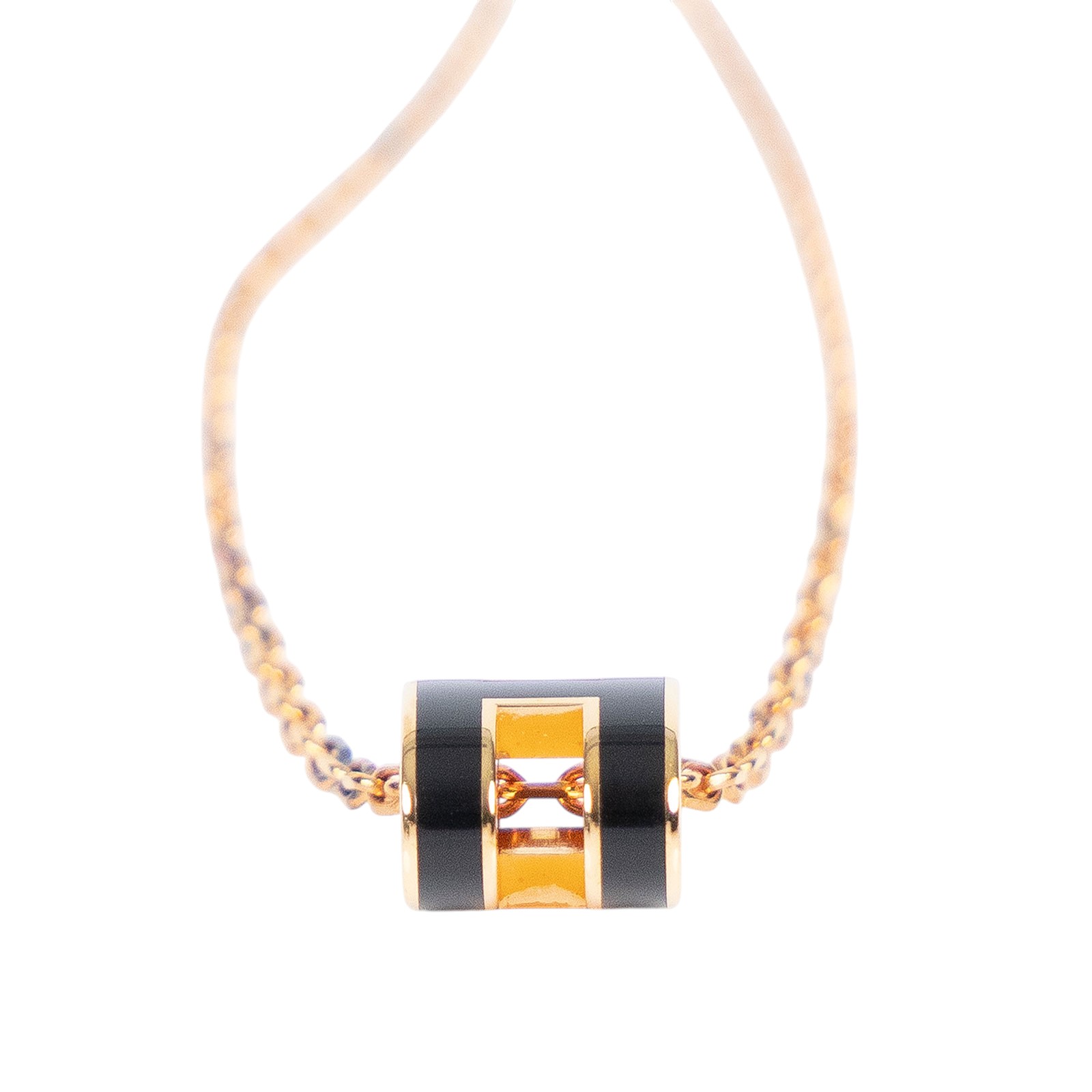 愛馬仕 Hermes Mini Pop H 墜飾 黑色 H147992Fv03 黑金色MINI POP H 項鍊 原廠盒子/防塵袋