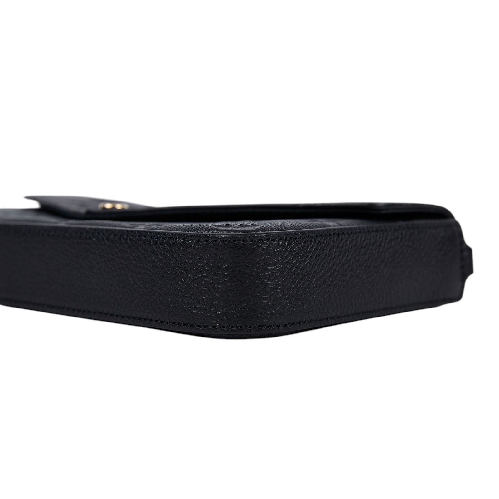 路易威登 LOUIS VUITTON Félicie Pochette 經典壓花皮格 WOC 翻蓋 斜背 鍊帶 肩背包 黑色 M64064 晶片款  原廠盒子/防塵袋