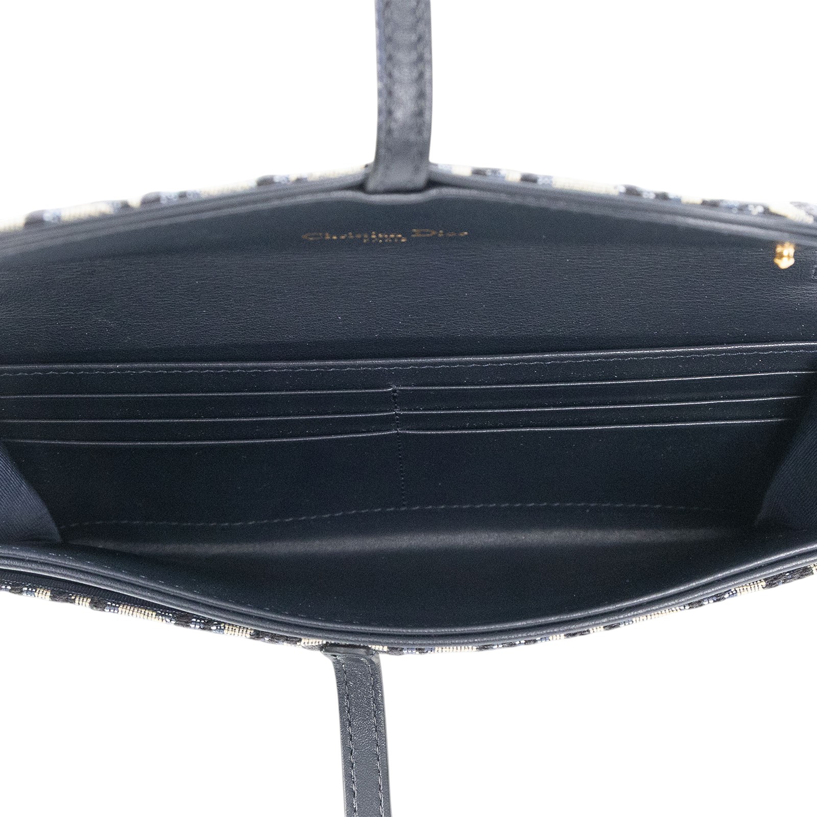迪奧 CHRISTIAN DIOR Saddle 長型 鏈帶 銀包 肩背 錢包 長夾 S5614CTZQ 老花SADDLE WOC 防塵袋