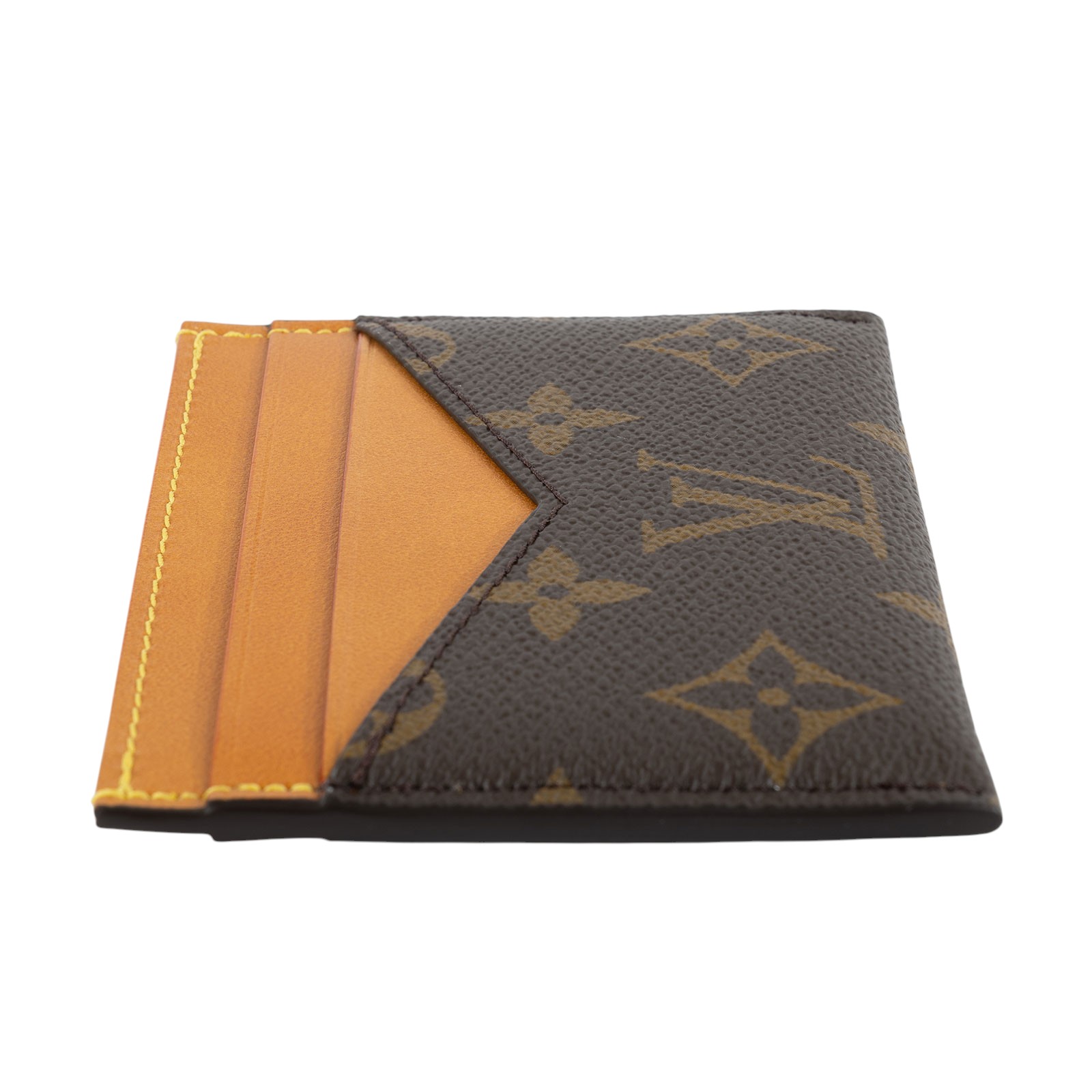路易威登 LOUIS VUITTON Triple 名片夾 M14733 晶片款 棕原花Triple 名片夾 原廠盒子/防塵袋/購買證明