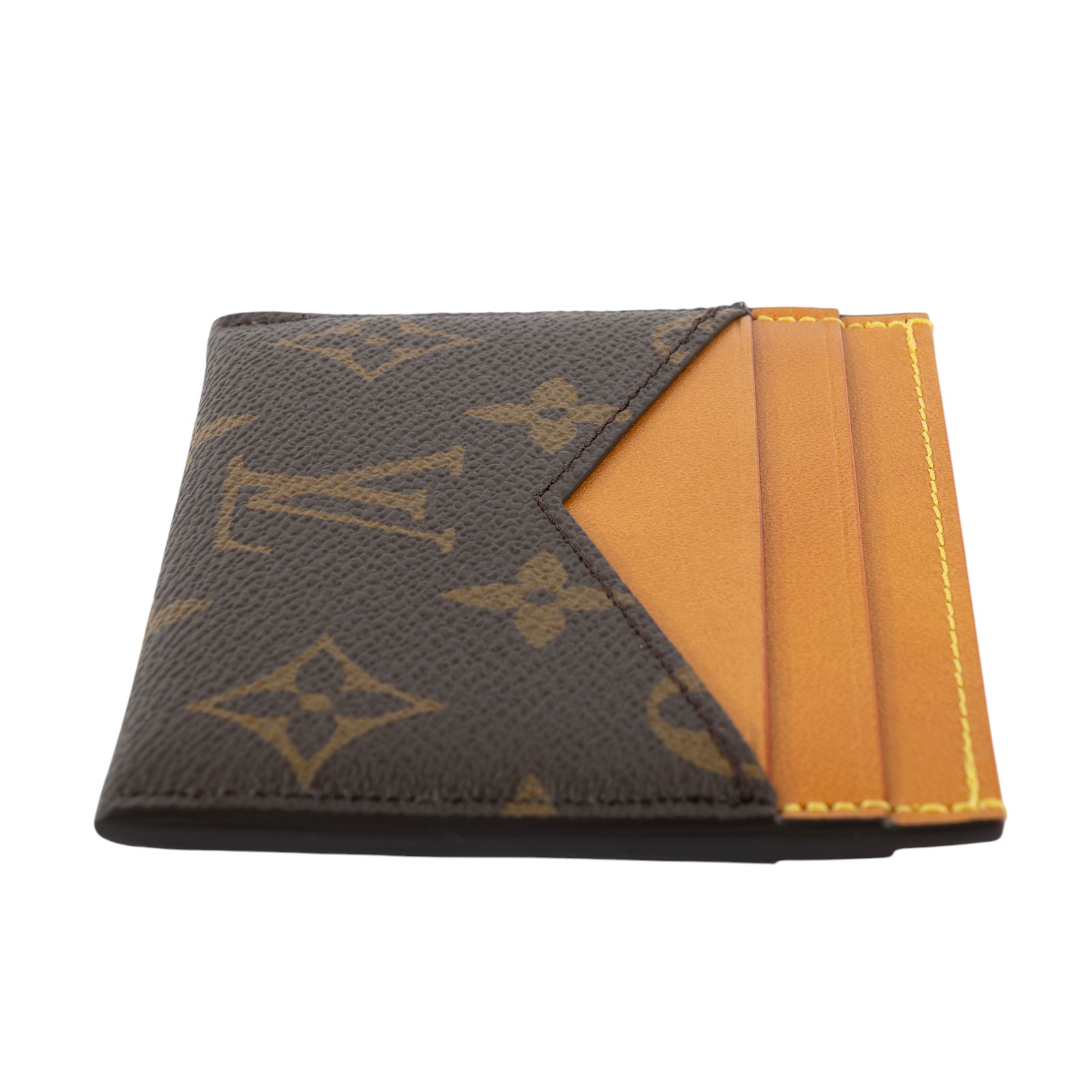 路易威登 LOUIS VUITTON Triple 名片夾 M14733 晶片款 棕原花Triple 名片夾 原廠盒子/防塵袋/購買證明