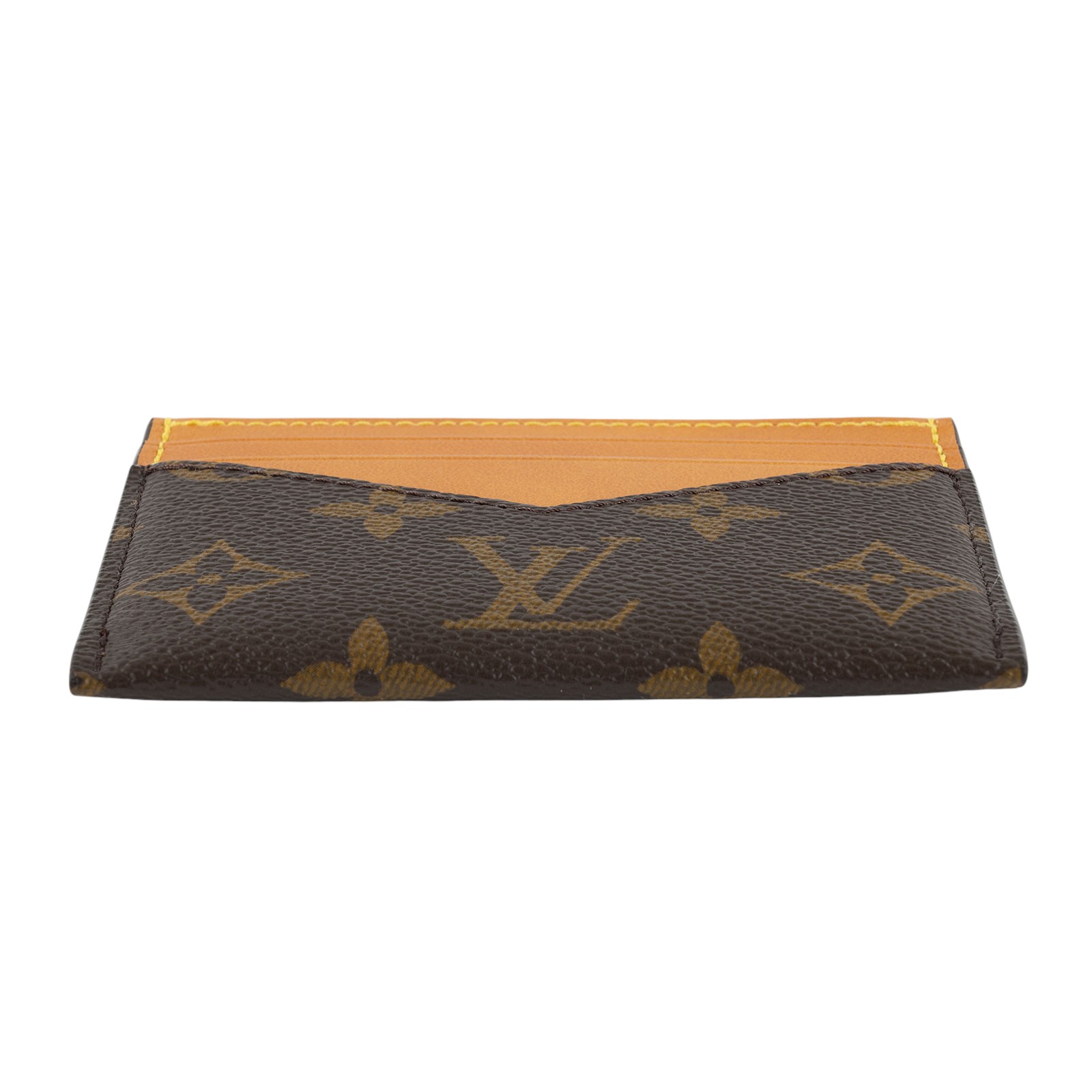 路易威登 LOUIS VUITTON Triple 名片夾 M14733 晶片款 棕原花Triple 名片夾 原廠盒子/防塵袋/購買證明