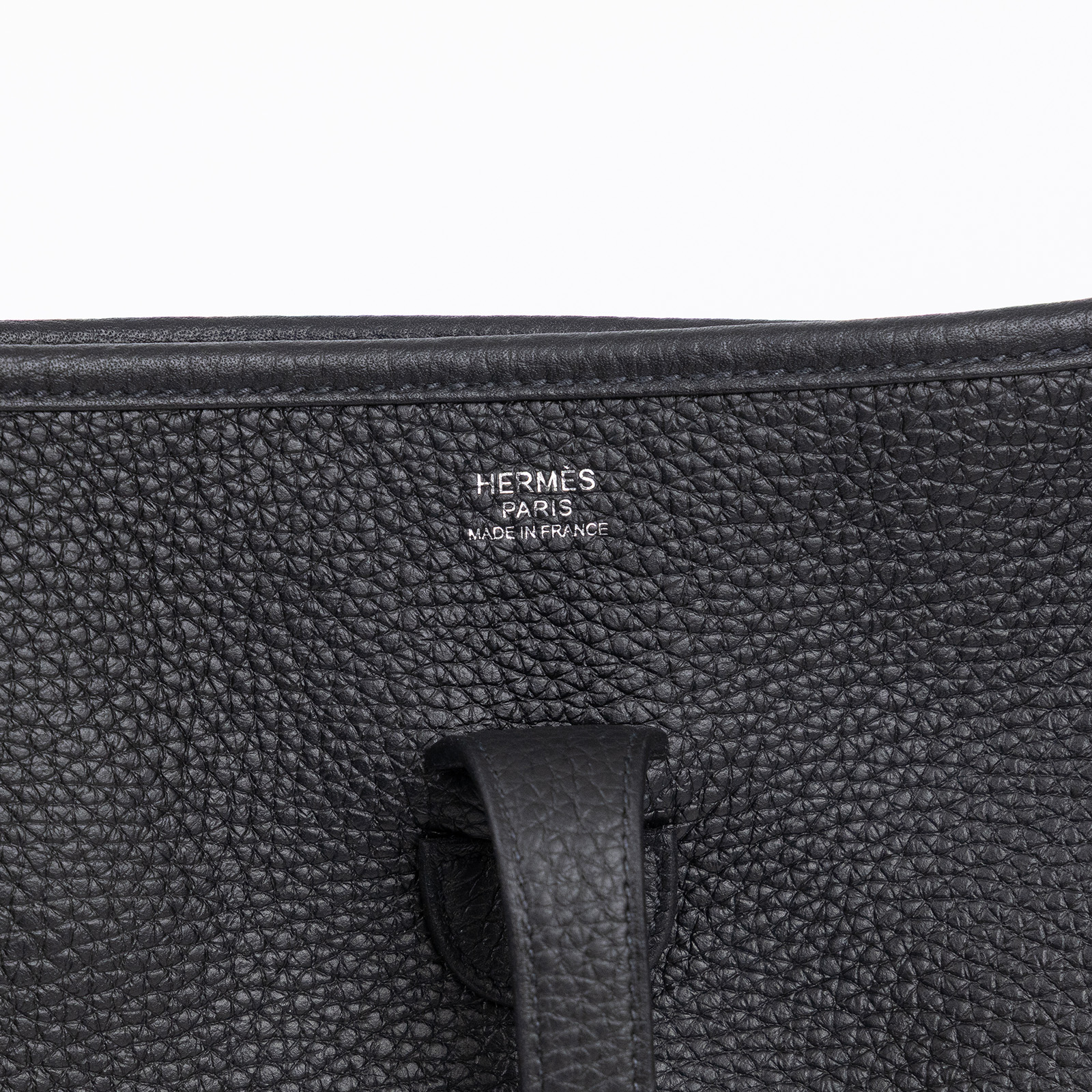 愛馬仕 Hermès Evelyne Bag 伊芙琳包 29 馬蹄型 EV29 B刻 黑EVELYNE 29 背帶/原廠盒子/防塵袋/購買證明影本