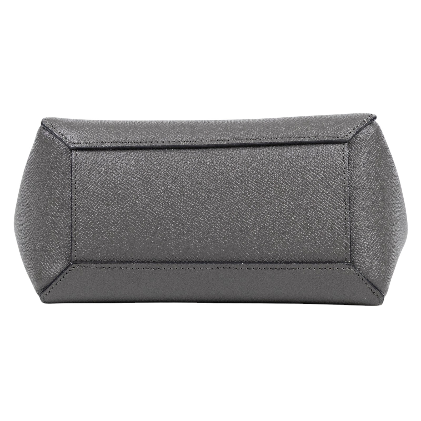 思琳 CELINE 珠地小牛皮 袖珍型 Belt 手袋 189003ZVA 深灰BELT鯰魚包 NANO 防塵袋