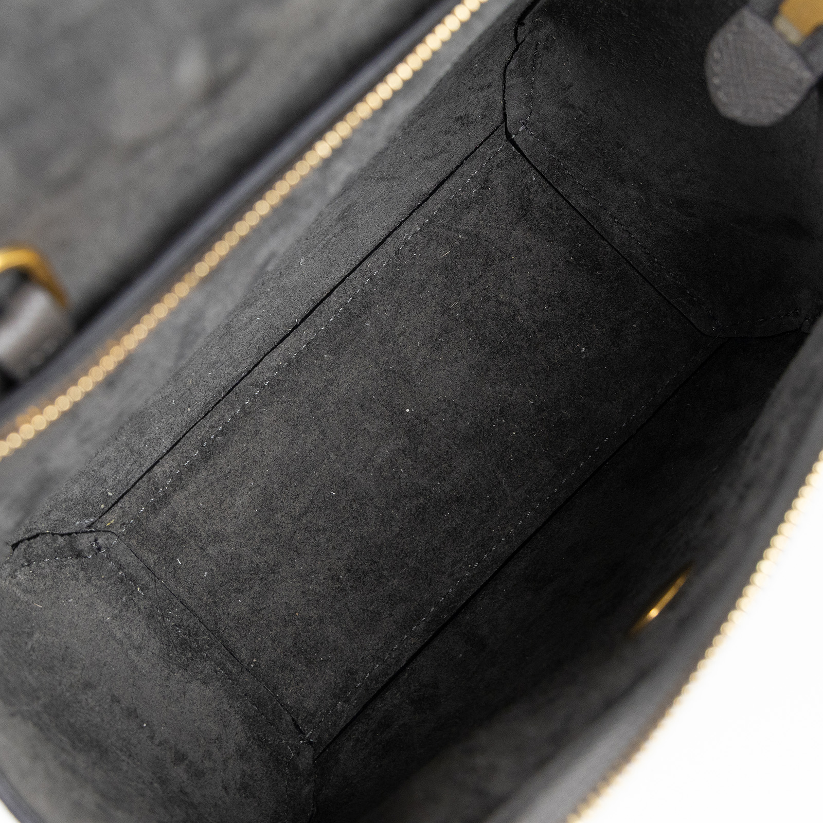 思琳 CELINE 珠地小牛皮 袖珍型 Belt 手袋 189003ZVA 深灰BELT鯰魚包 NANO 防塵袋