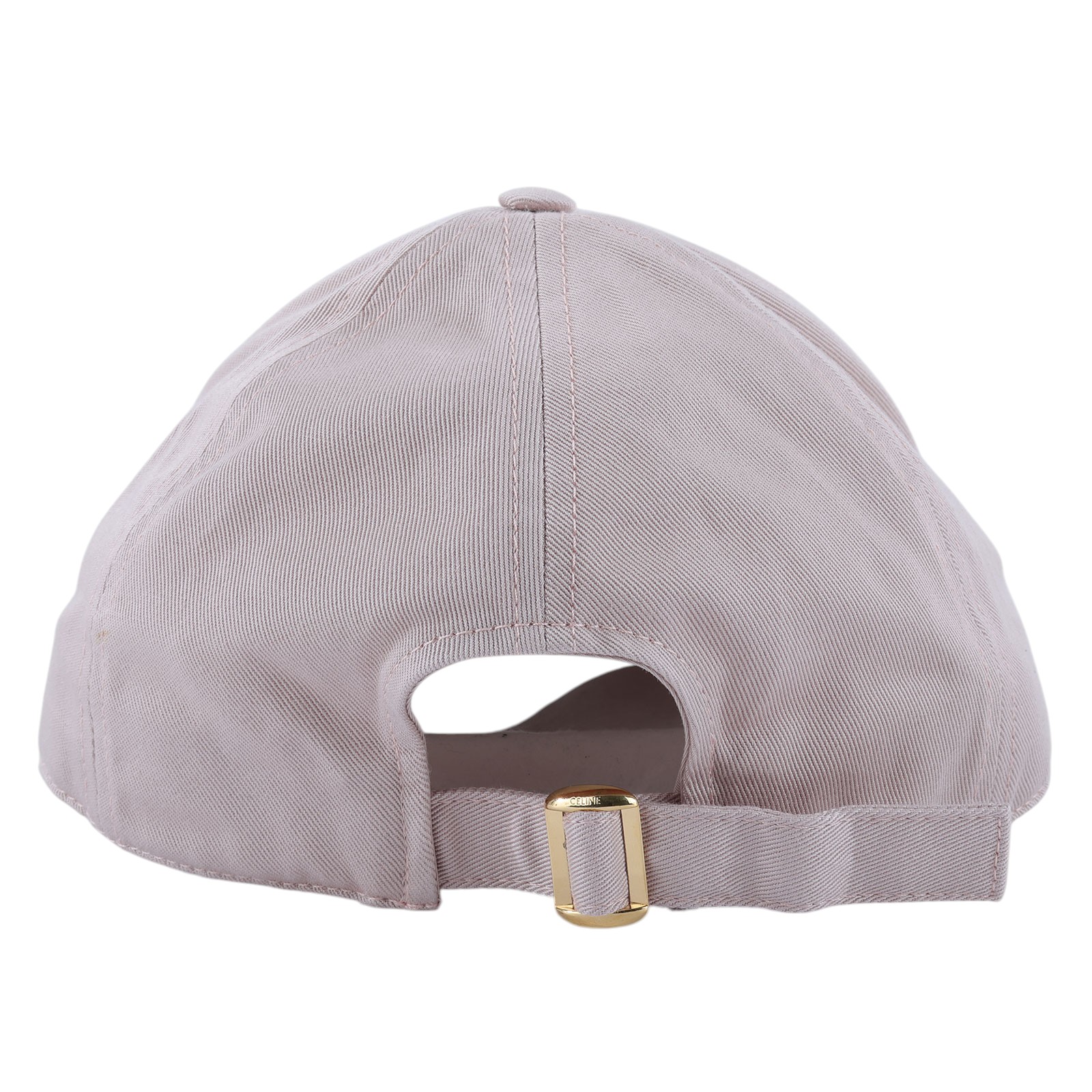 思琳 CELINE Triomphe 棉質棒球帽 2AUT6234X_L 粉拚白LOGO棒球帽 無附屬品