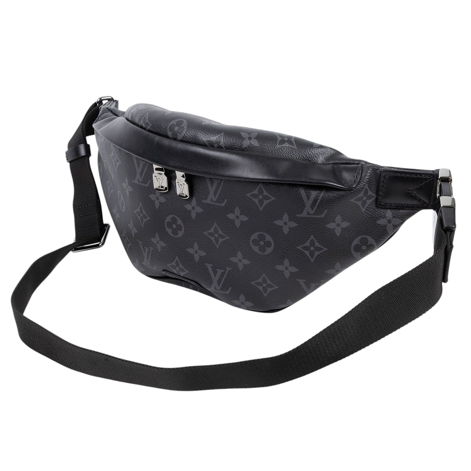 路易威登 LOUIS VUITTON Discovery PM 腰包 Eclipse 黑色 M46035 晶片款  原廠盒子/防塵袋/購買證明