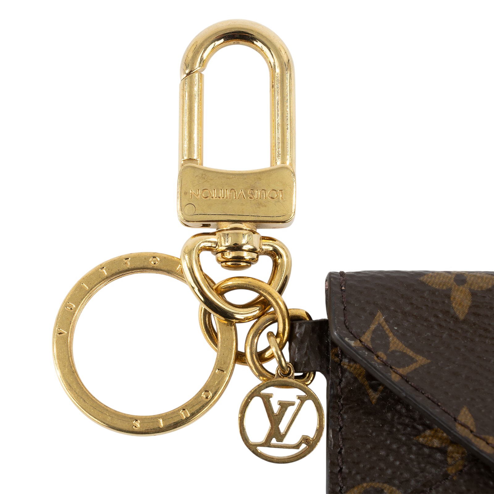 路易威登 LOUIS VUITTON Kirigami Pouch 收納袋吊飾兼鑰匙扣 M69003 原花信封吊飾 無附屬品