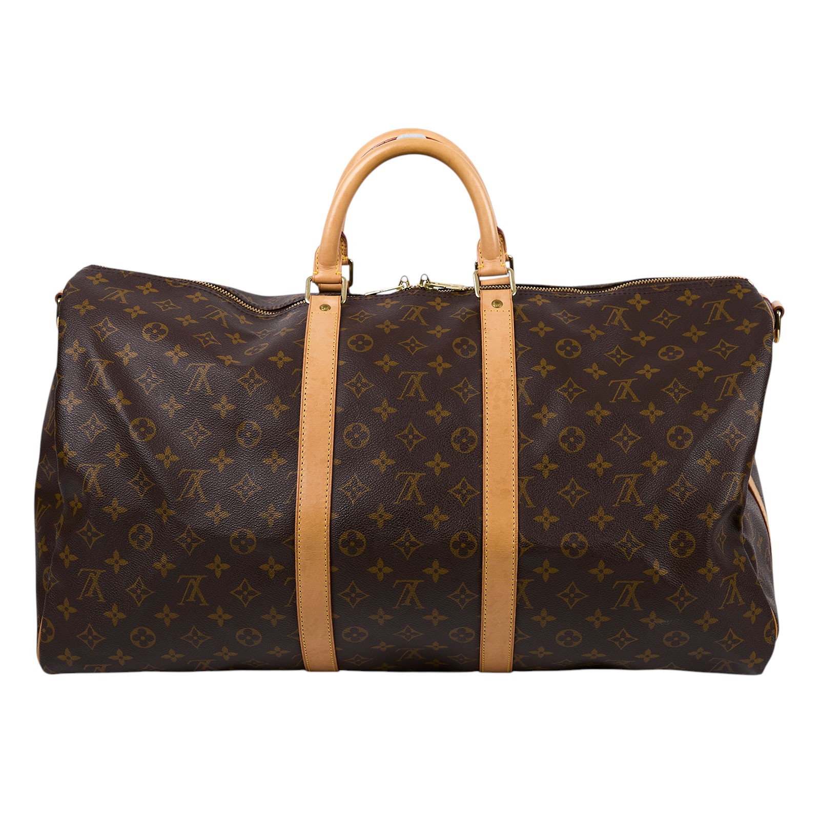 路易威登 LOUIS VUITTON Keepall Bandoulière 55 Monogram經典帆布 波士頓包  旅行袋 M41414  無附屬品(無背帶/無鎖頭)