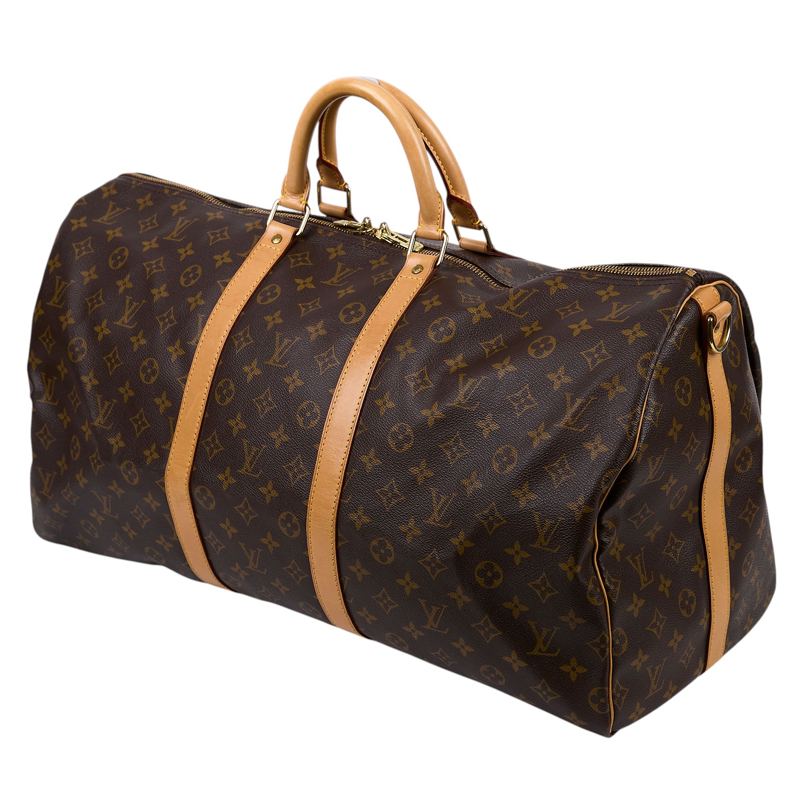 路易威登 LOUIS VUITTON Keepall Bandoulière 55 Monogram經典帆布 波士頓包  旅行袋 M41414  無附屬品(無背帶/無鎖頭)