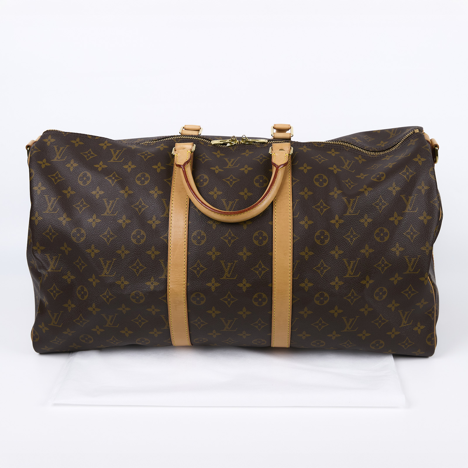路易威登 LOUIS VUITTON Keepall Bandoulière 55 Monogram經典帆布 波士頓包  旅行袋 M41414  無附屬品(無背帶/無鎖頭)