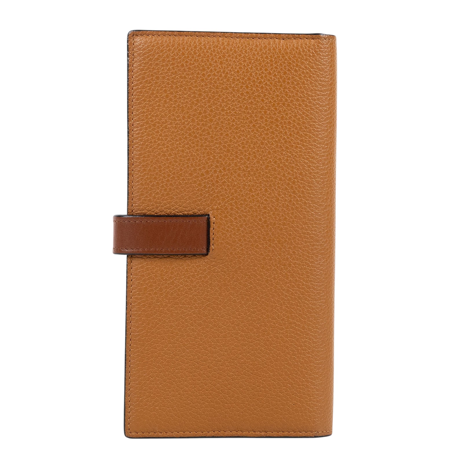 羅意威 LOEWE 粒面牛皮直式錢包 長夾 C660S40X01 咖啡長夾 防塵袋/原廠盒子