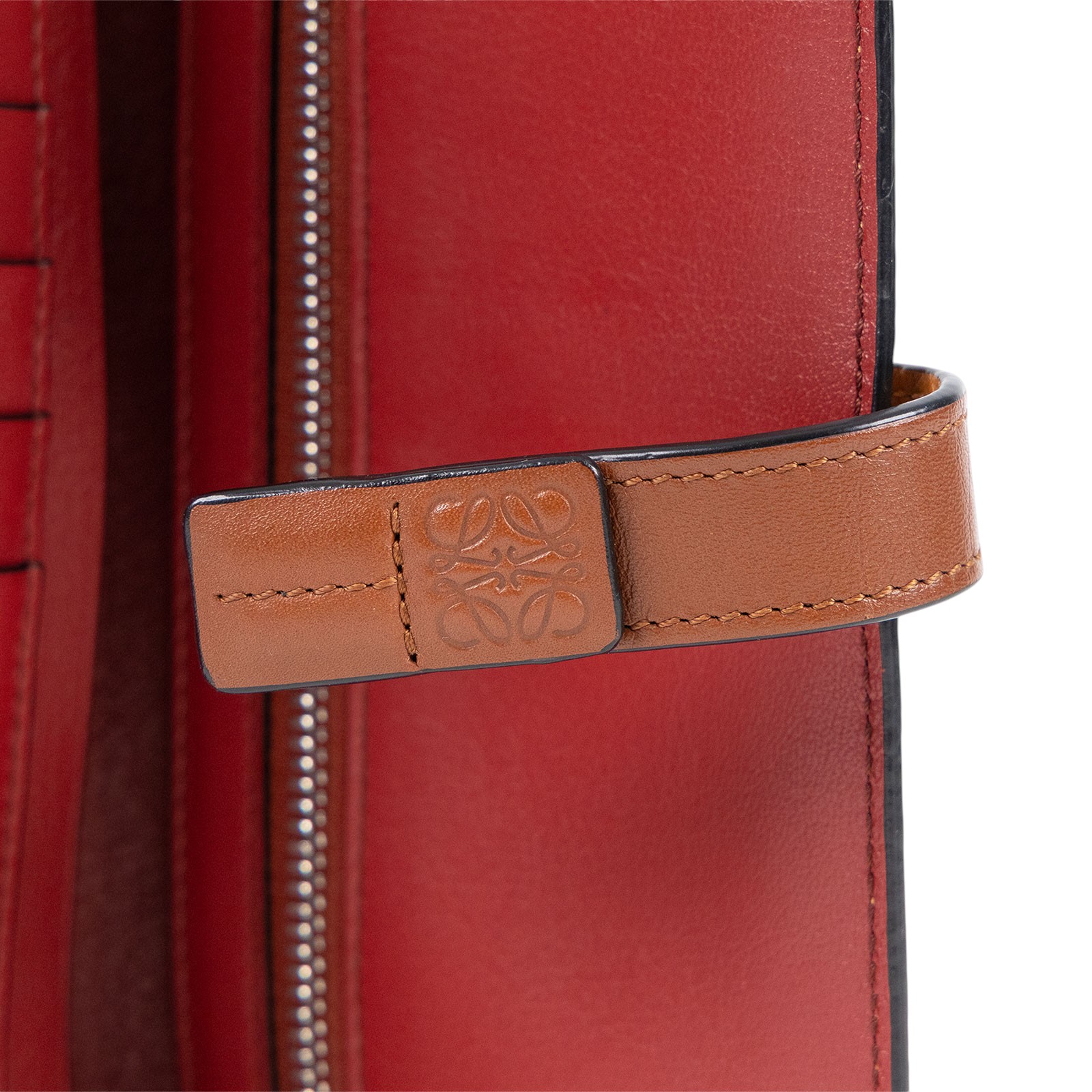 羅意威 LOEWE 粒面牛皮直式錢包 長夾 C660S40X01 咖啡長夾 防塵袋/原廠盒子