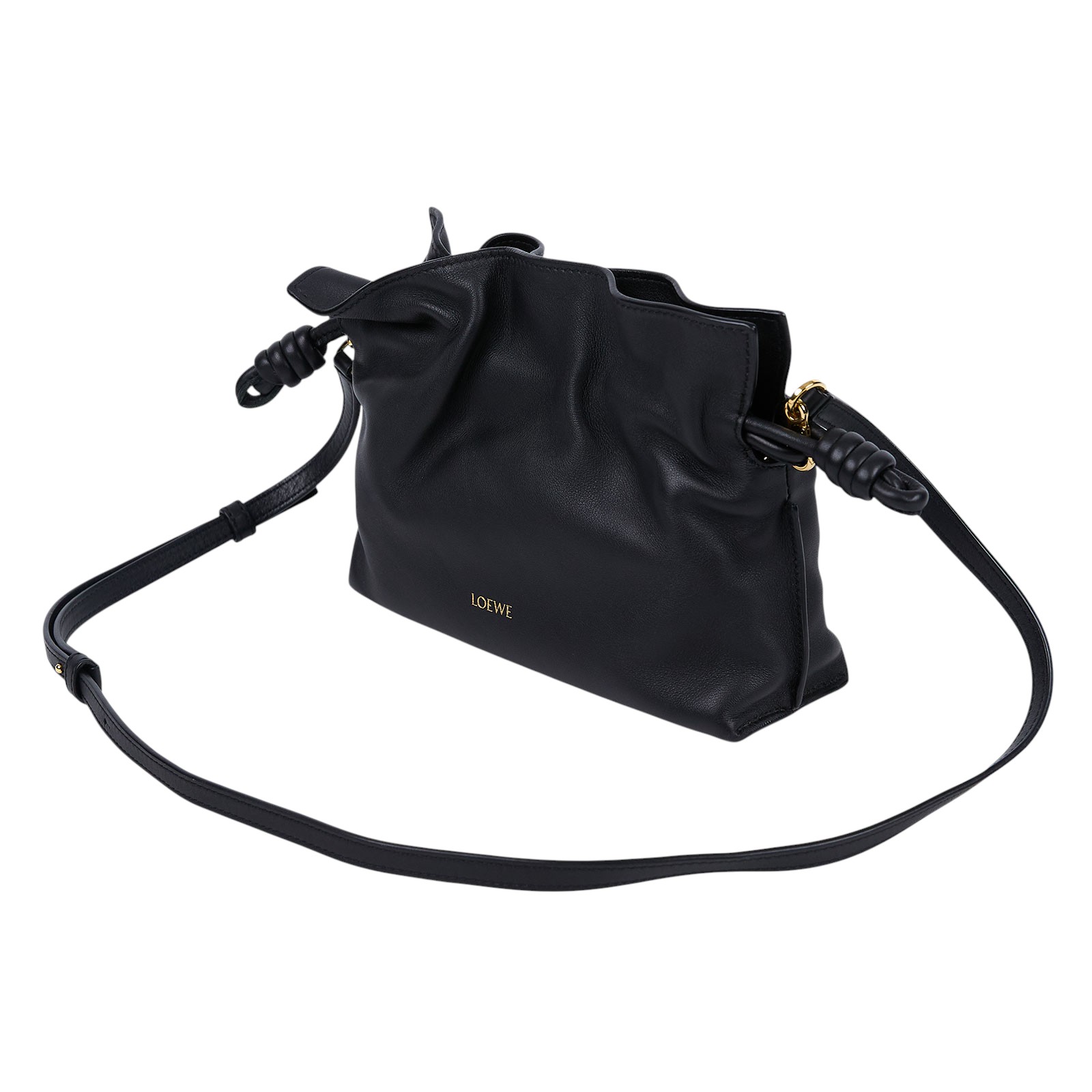 羅意威 LOEWE Mini Flamenco clutch 小牛皮 迷你 肩背包 A411FC2X73  防塵袋/購買證明