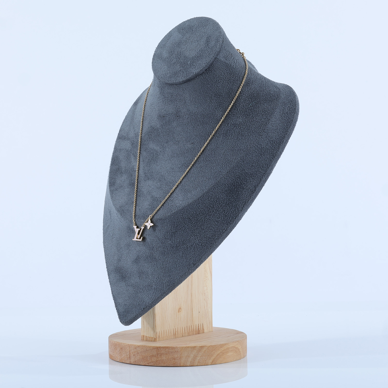 路易威登 LOUIS VUITTON LV Iconic 琺瑯項鏈 M01215 粉Iconic琺瑯項鍊 無附屬品