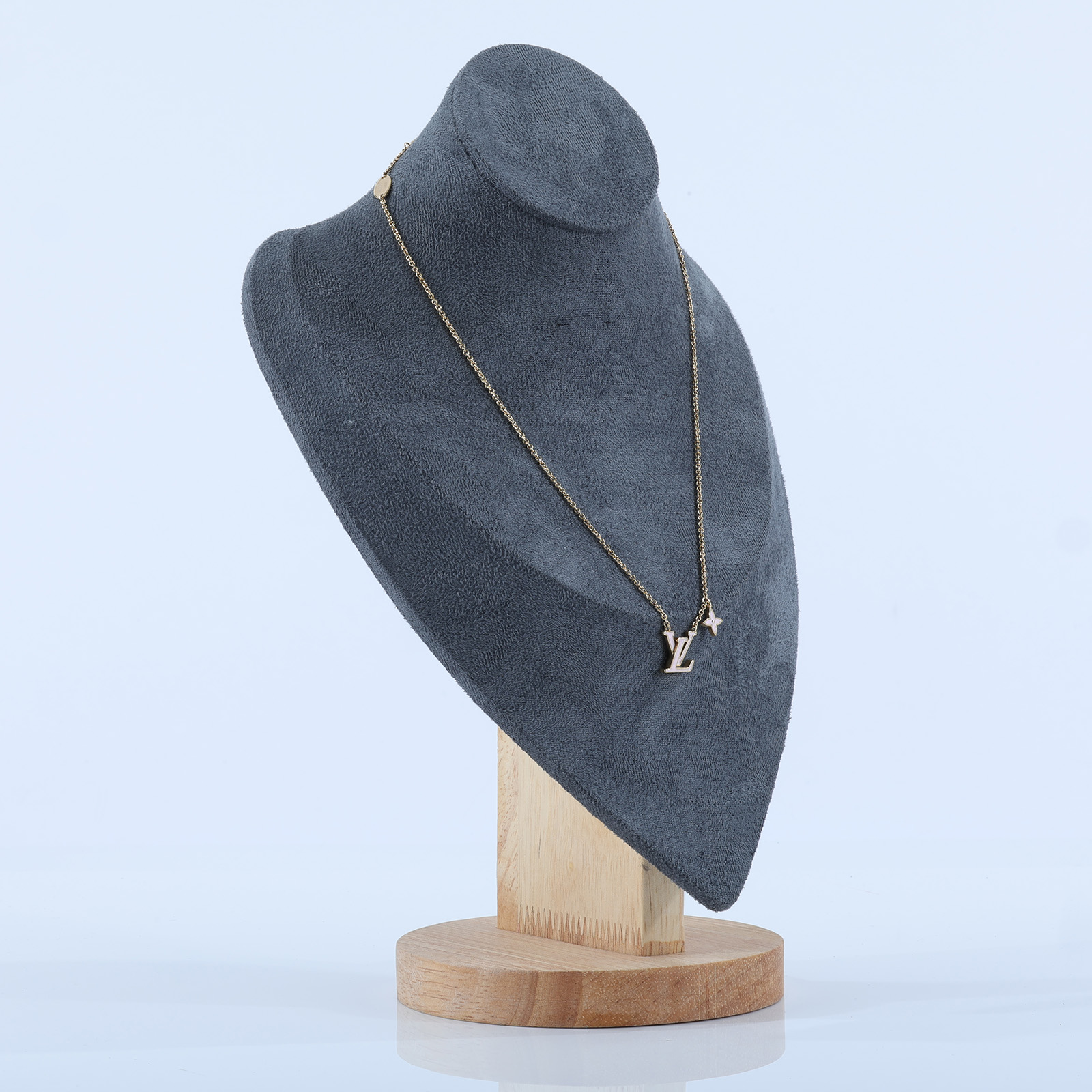 路易威登 LOUIS VUITTON LV Iconic 琺瑯項鏈 M01215 粉Iconic琺瑯項鍊 無附屬品