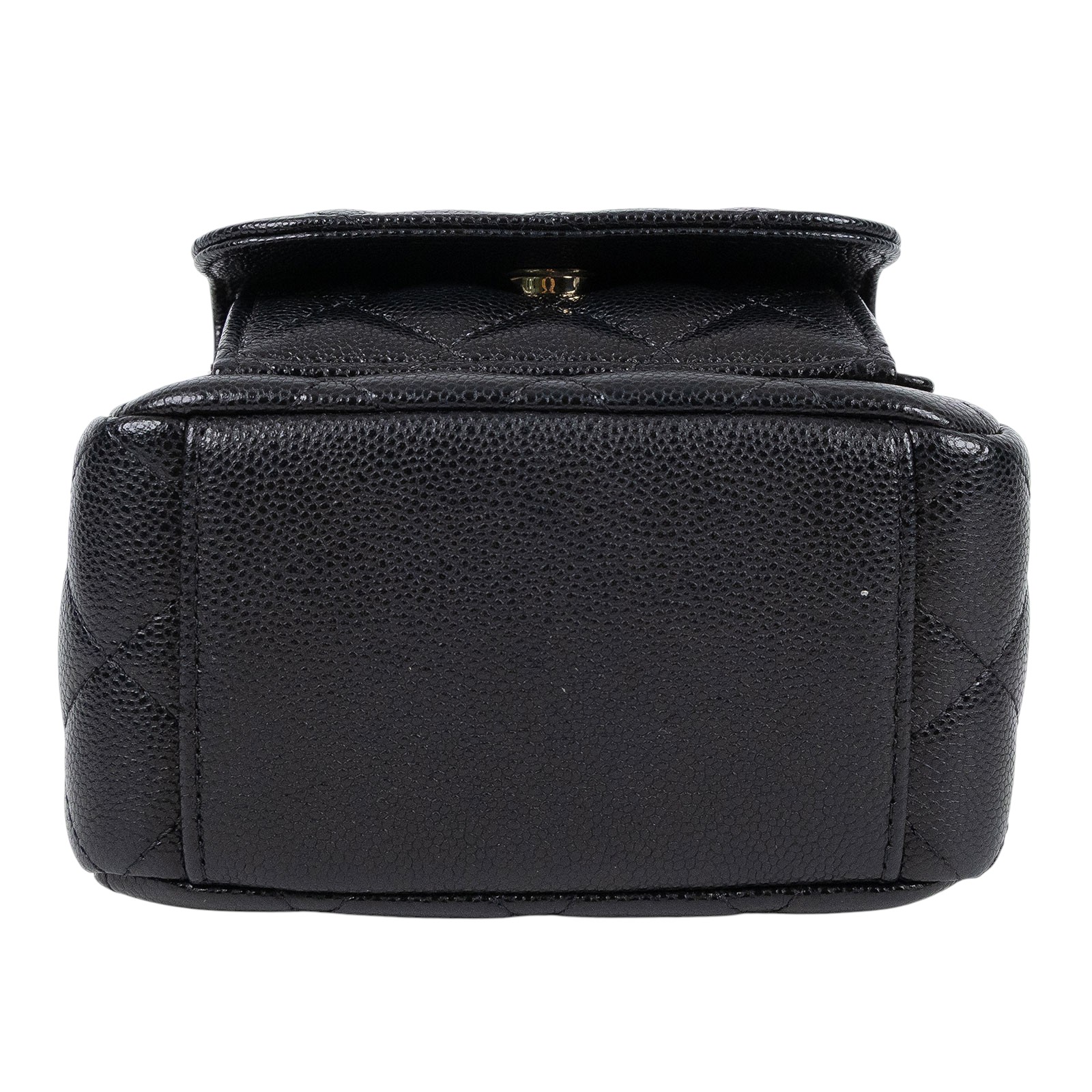 香奈兒 CHANEL 經典 迷你 後背包 AP3753 B10583 晶片款 黑金荔枝迷你後背包 原廠盒子/防塵袋/購買證明