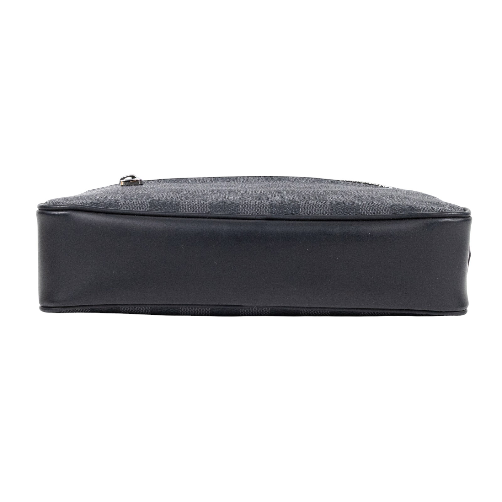 路易威登 LOUIS VUITTON Kasai 手拿包 N41664 晶片款 黑棋盤格手拿包 防塵袋