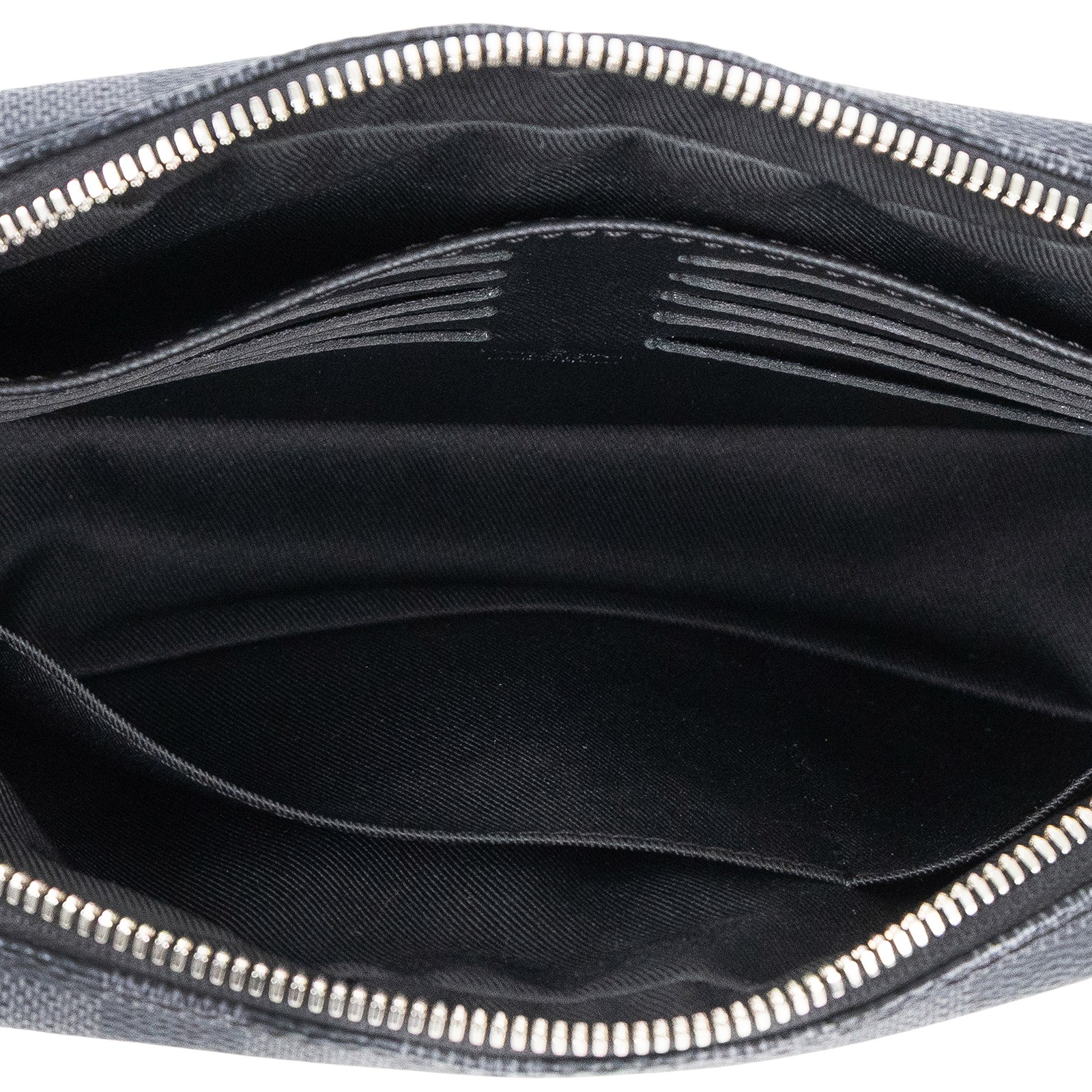 路易威登 LOUIS VUITTON Kasai 手拿包 N41664 晶片款 黑棋盤格手拿包 防塵袋