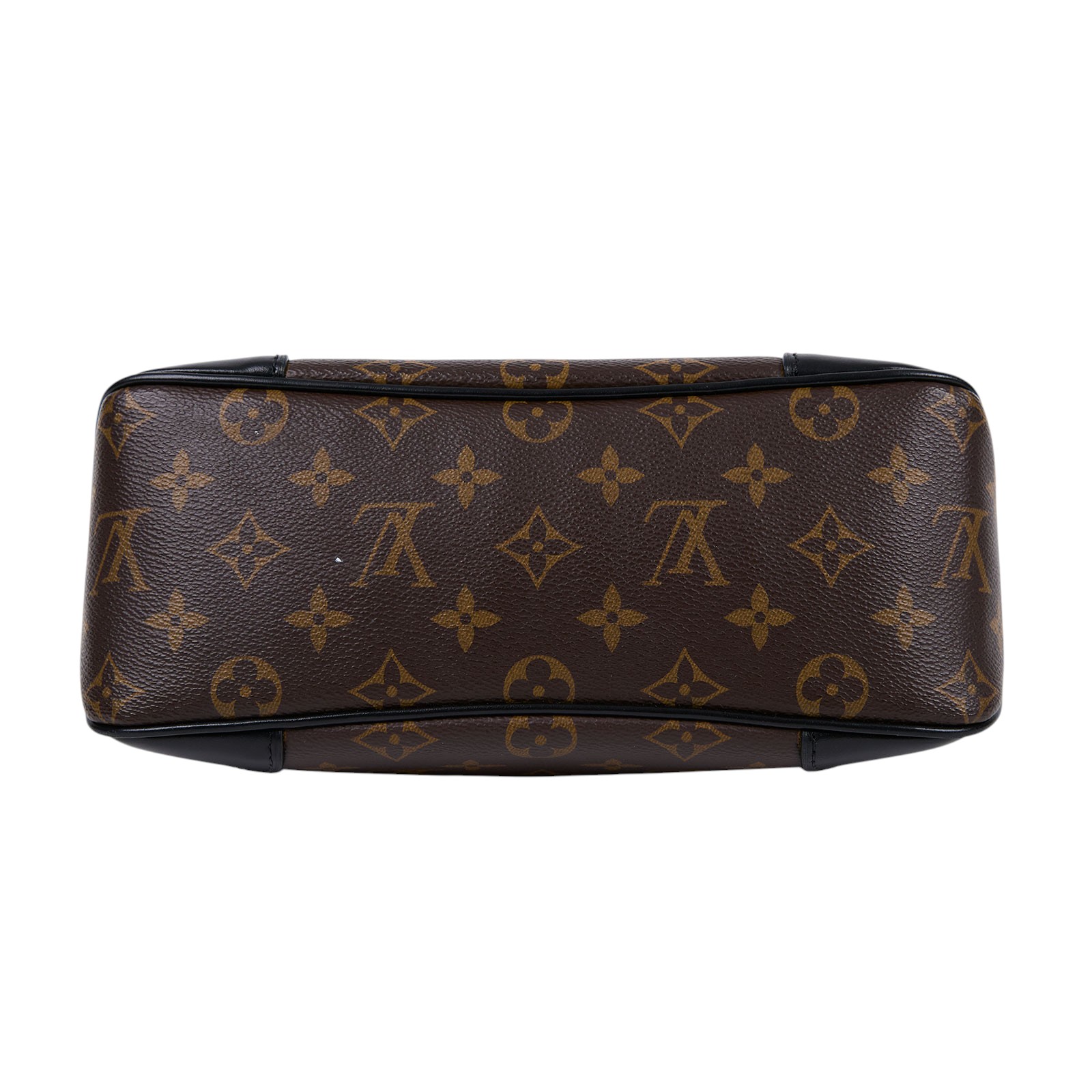 路易威登 LOUIS VUITTON Boulogne 黑色 牛角包 手提 斜肩背包 M45831 晶片款 原花Boulogne PM 原廠盒子/防塵袋