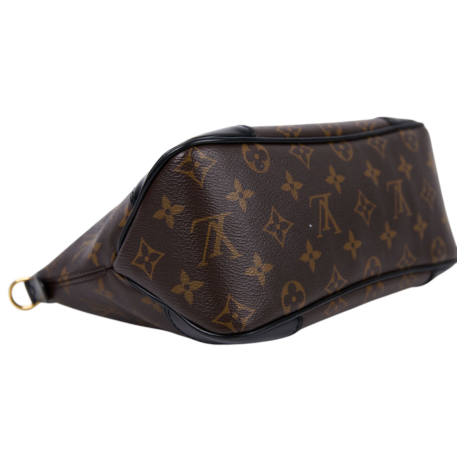 路易威登 LOUIS VUITTON Boulogne 黑色 牛角包 手提 斜肩背包 M45831 晶片款 原花Boulogne PM 原廠盒子/防塵袋