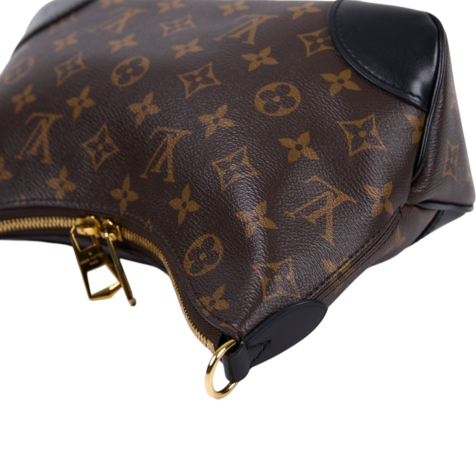 路易威登 LOUIS VUITTON Boulogne 黑色 牛角包 手提 斜肩背包 M45831 晶片款 原花Boulogne PM 原廠盒子/防塵袋