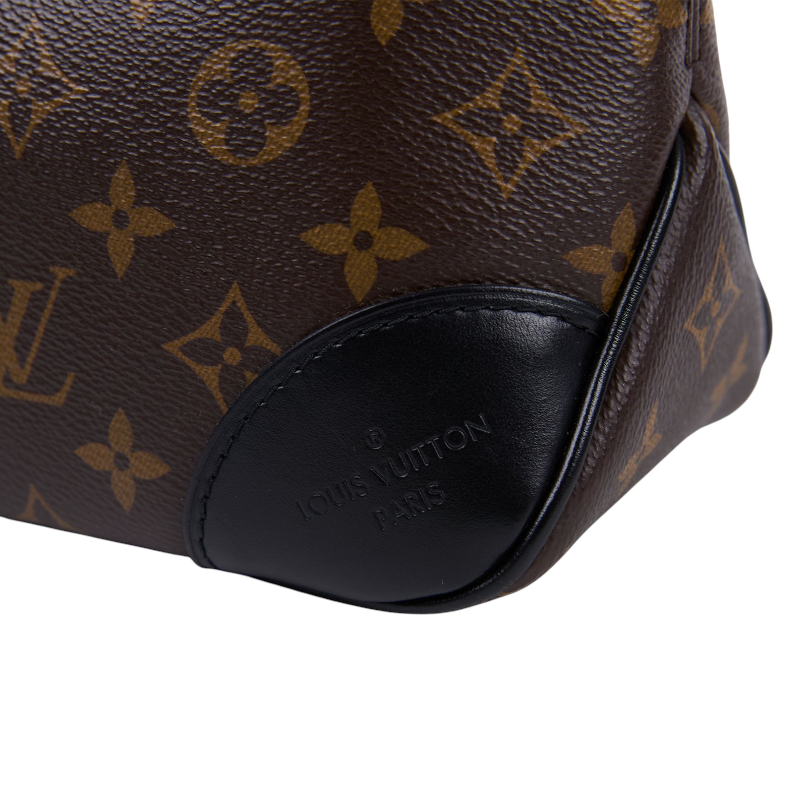 路易威登 LOUIS VUITTON Boulogne 黑色 牛角包 手提 斜肩背包 M45831 晶片款 原花Boulogne PM 原廠盒子/防塵袋