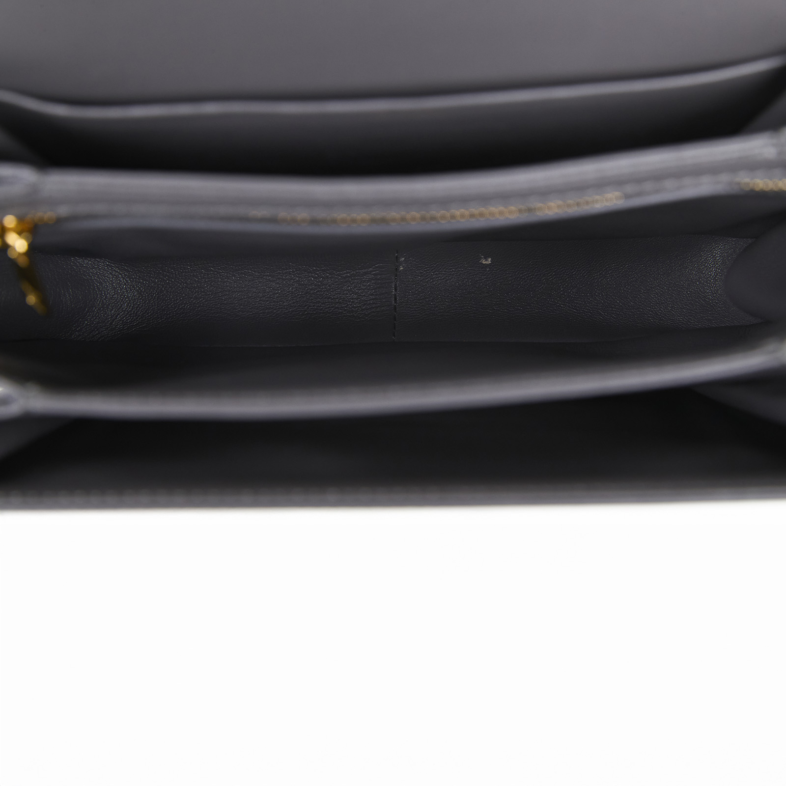 思琳 CELINE 亮面牛皮革 Classique Triomphe 凱旋門 肩背包 187363BF4 灰金凱旋門 無附屬品