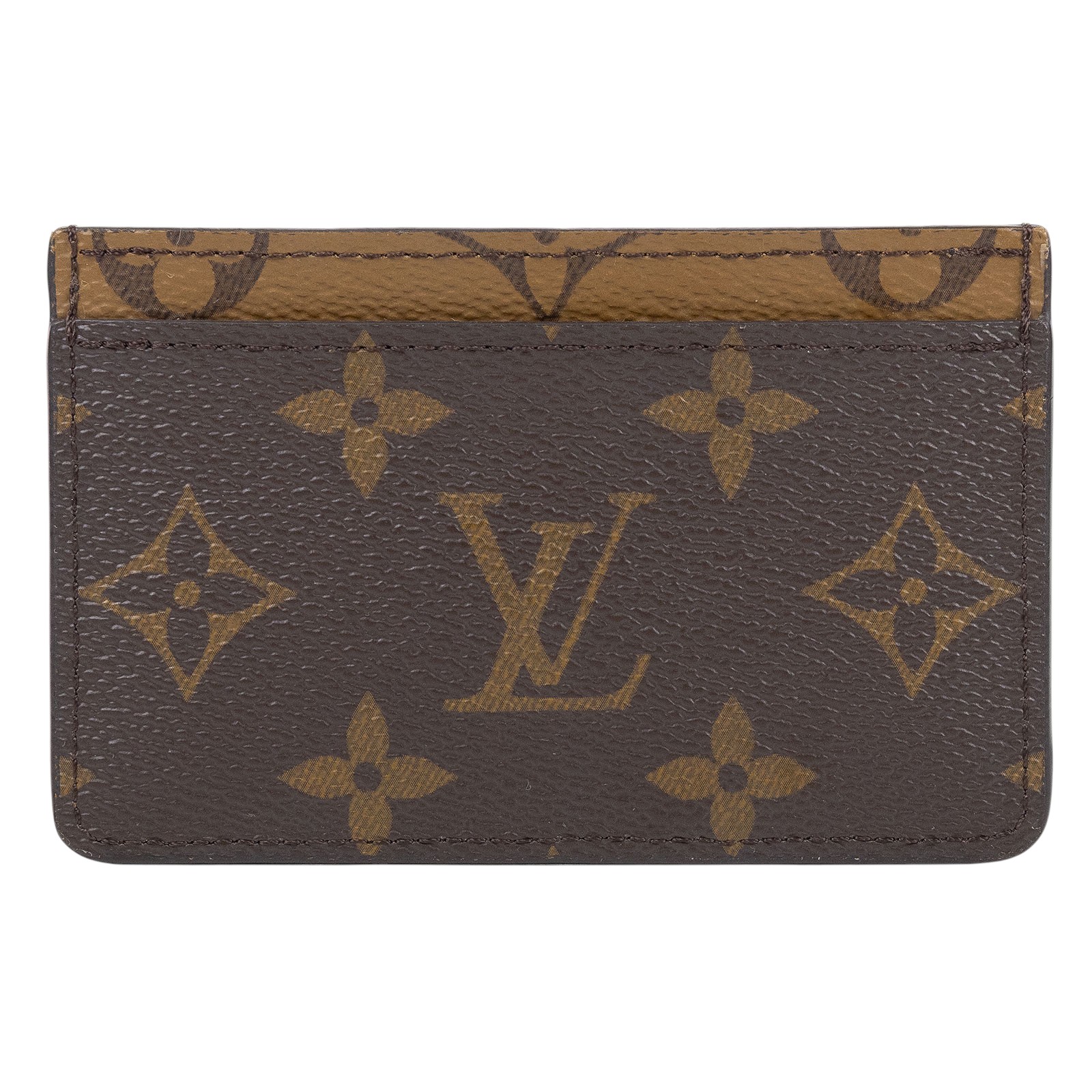 路易威登 LOUIS VUITTON 卡片套 卡夾 Monogram帆布 M69161 晶片款 雙色卡夾 原廠盒子/防塵袋