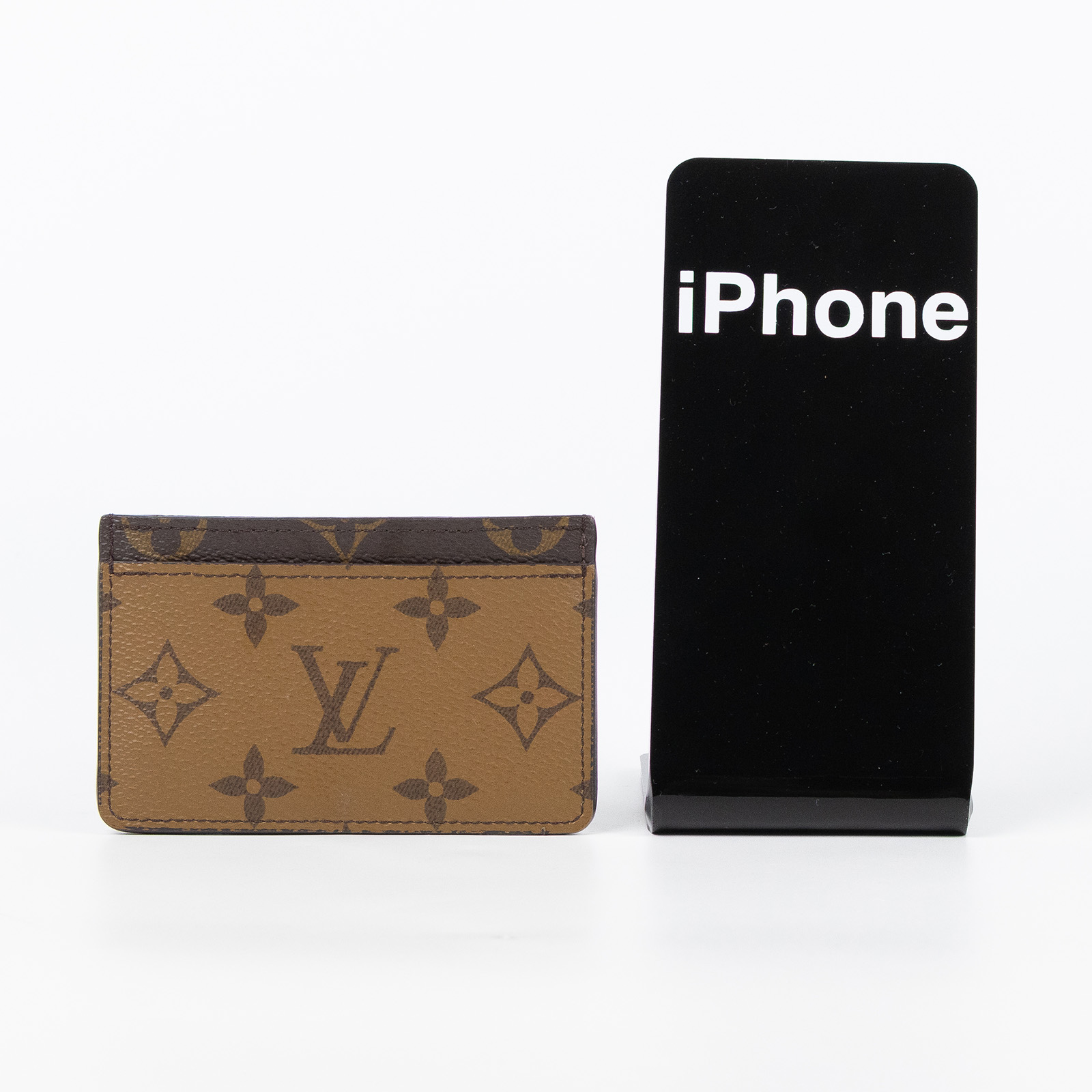 路易威登 LOUIS VUITTON 卡片套 卡夾 Monogram帆布 M69161 晶片款 雙色卡夾 原廠盒子/防塵袋