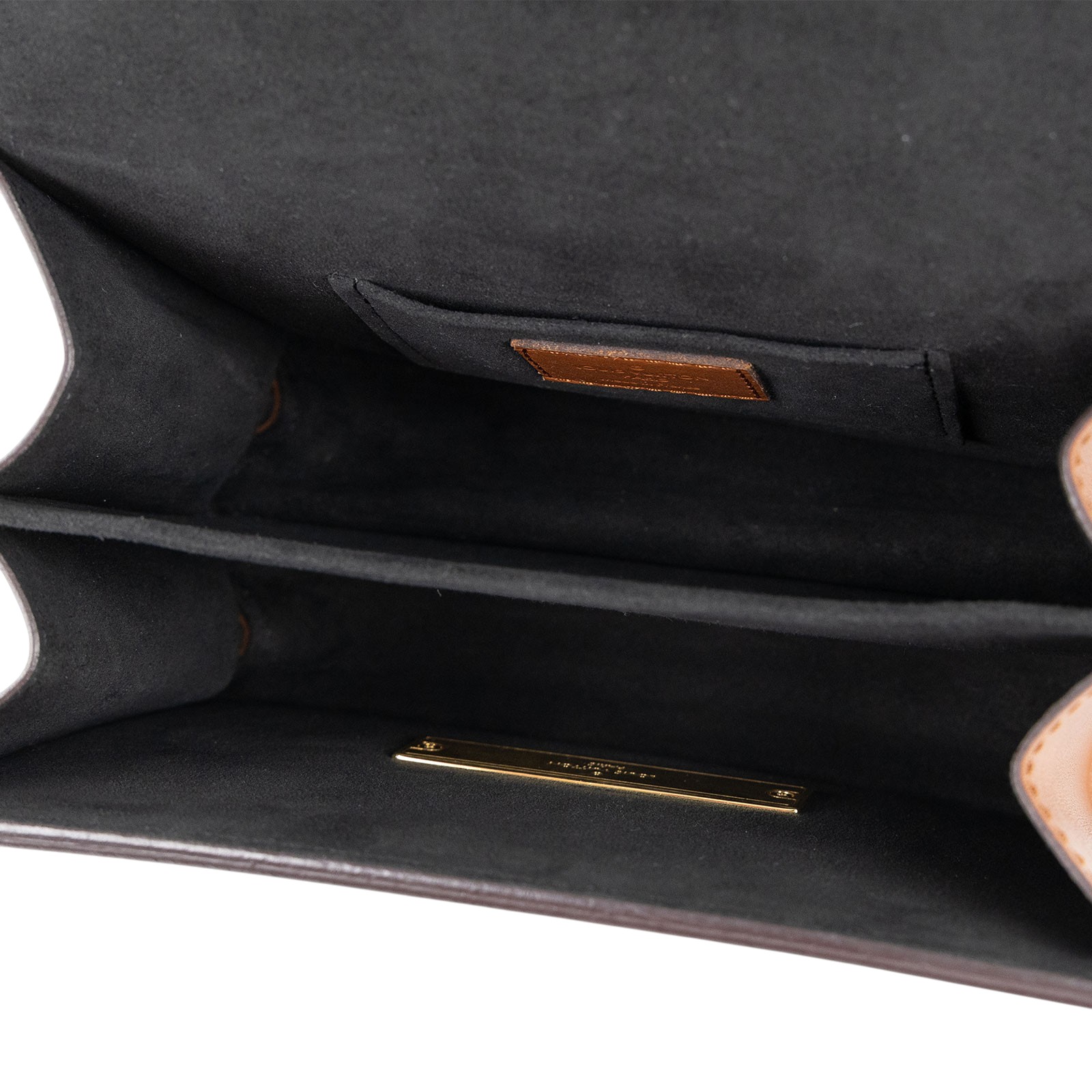 路易威登 LOUIS VUITTON Mini Dauphine 達芙妮 Reverse皮革飾邊 帆布肩背 斜背包 M45959 晶片款  原廠盒子/防塵袋/購買證明