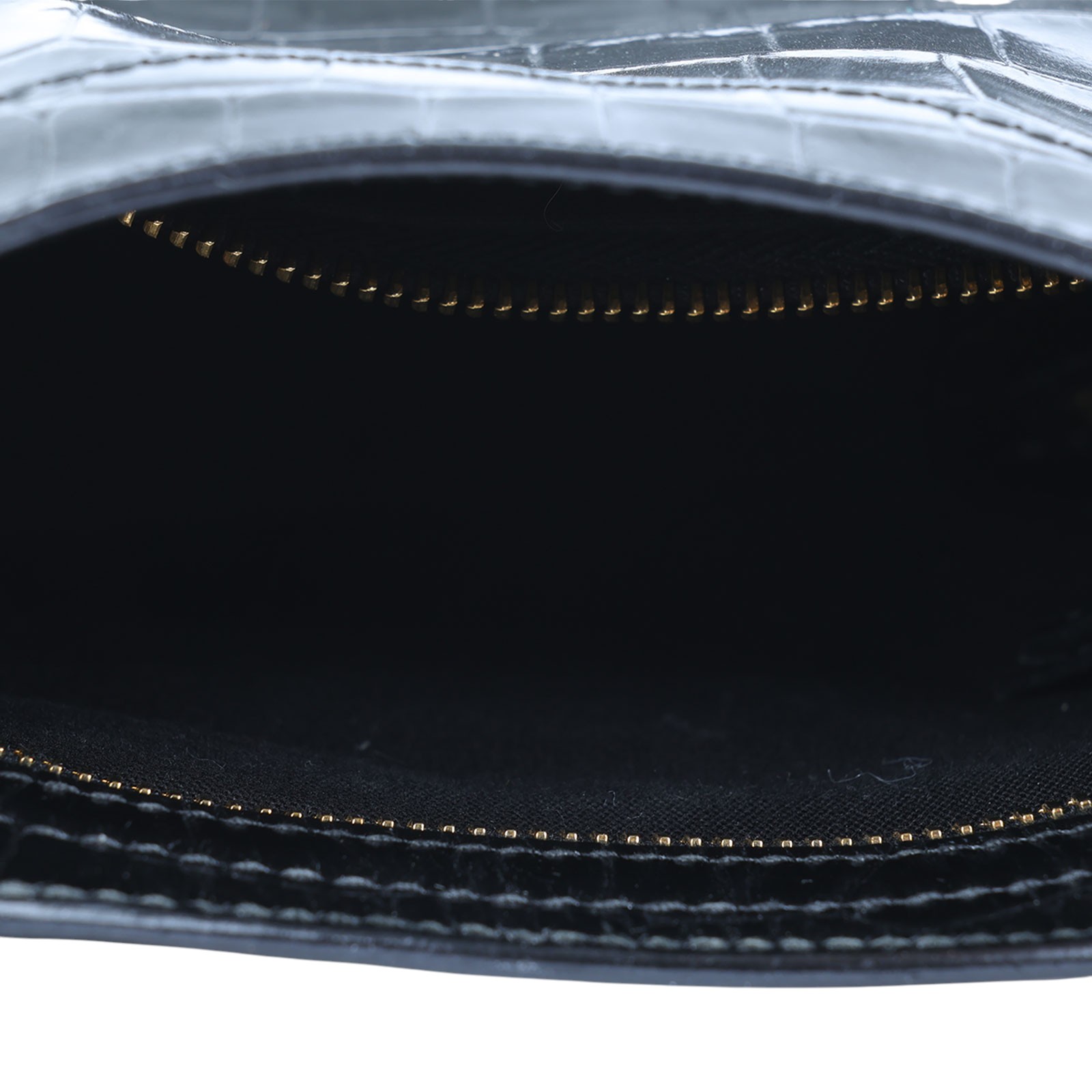 巴黎世家 BALENCIAGA Giant Mini City 鱷魚壓紋 機車包 3901601RO6G 黑金鱷魚壓紋MINI CITY 防塵袋/購買證明