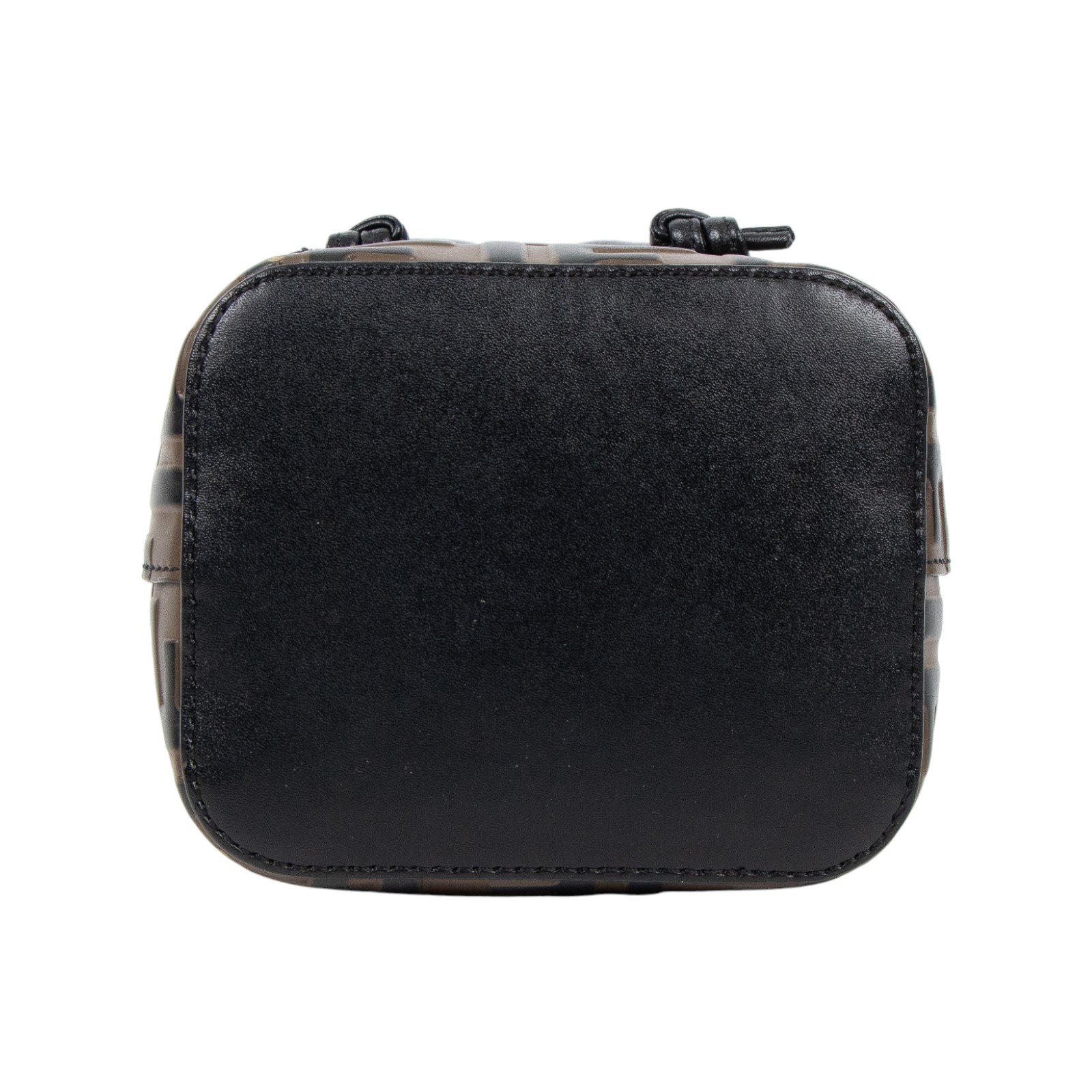 芬迪 FENDI Mon Tresor 皮革 迷你 手袋 8BS010A659 黑FF水桶包 無附屬品