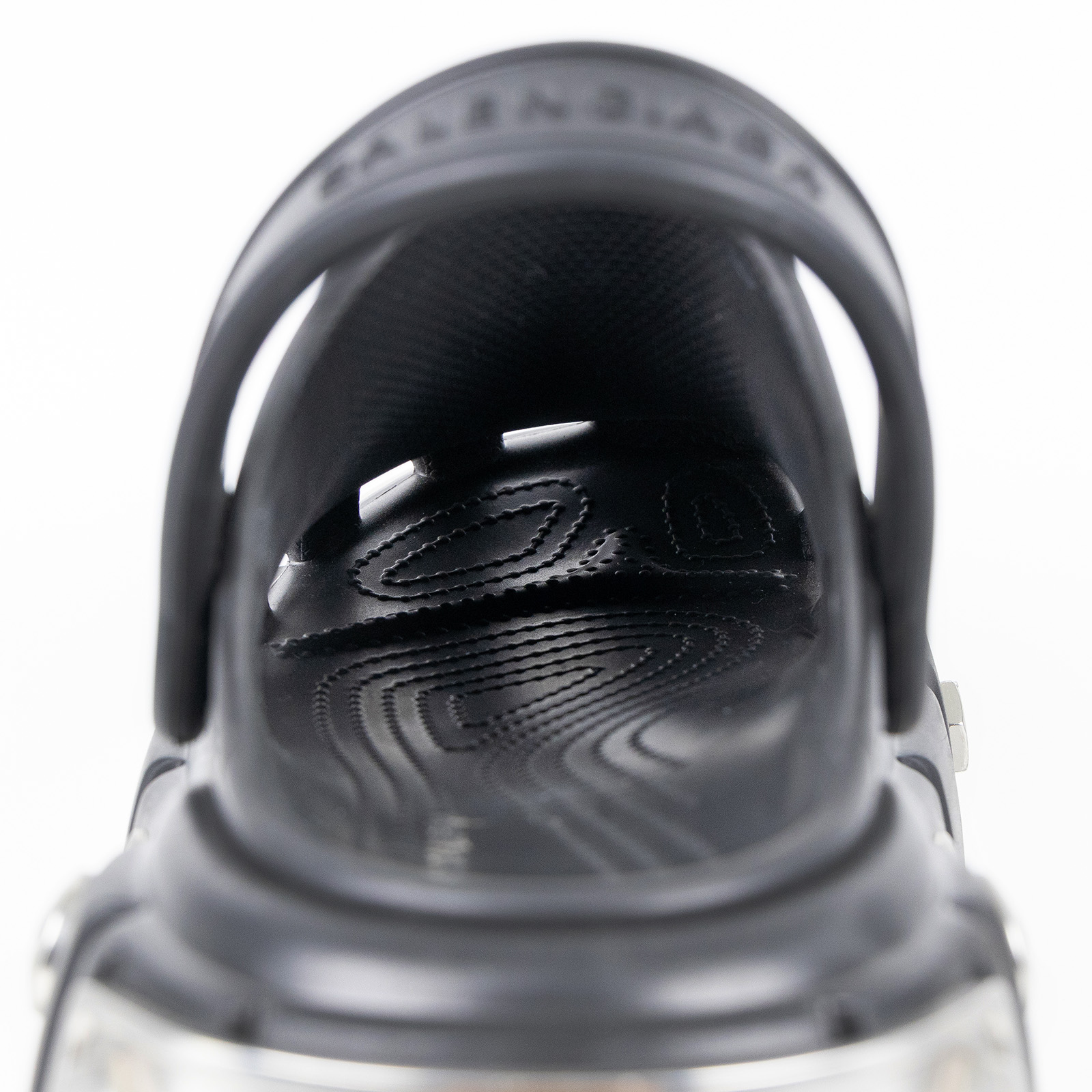 巴黎世家 BALENCIAGA Hardcrocs 男士 穆勒鞋 687397W1S8N1081_42 聯名CROCS黑厚底涼鞋 無附屬品