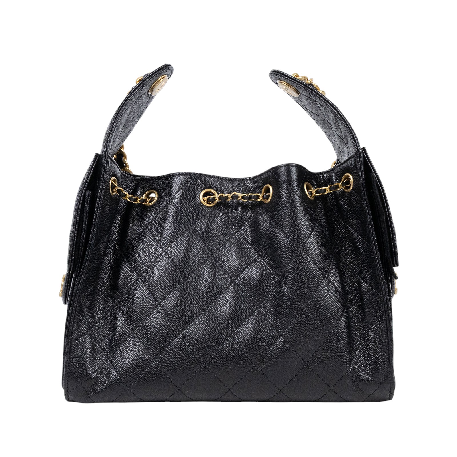 香奈兒 CHANEL 25 小型包 AS5293 B203049 黑色金釦25小型HOBO 原廠盒子/防塵袋/台灣購買證明影本