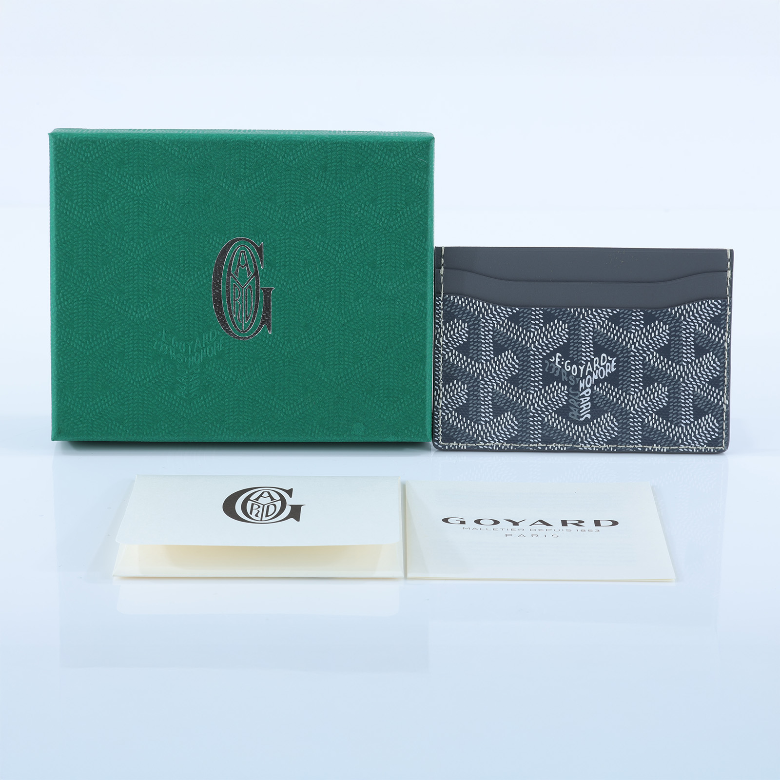高雅德 GOYARD Saint-Sulpice Card Wallet 卡夾 STSULPPMLTY 灰SAINT-SULPICE卡夾 原廠盒子