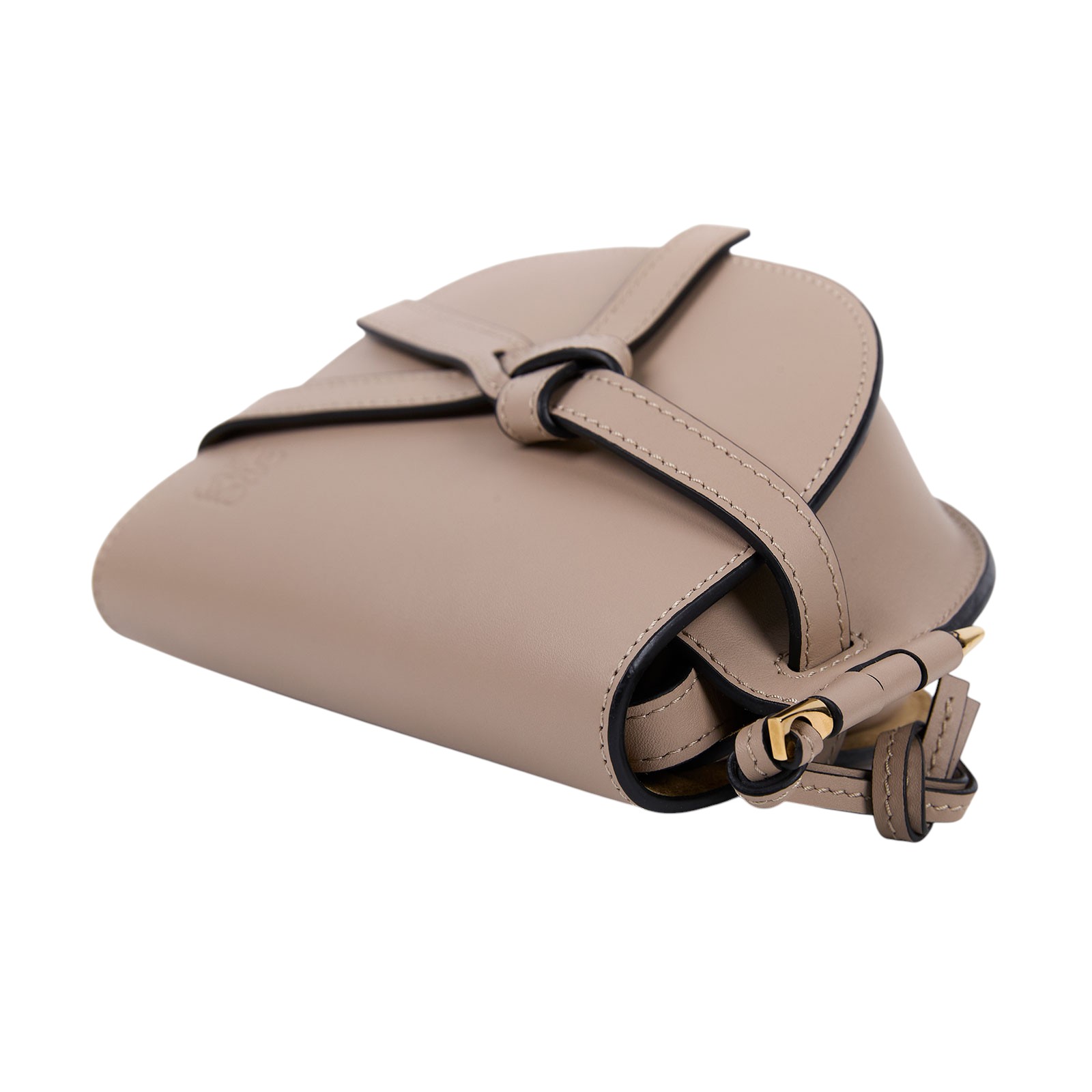 羅意威 LOEWE Mini Gate Dual bag 迷你 小牛皮 肩背包 帆布背帶 A650N46X13 沙色GATE MINI背帶款 防塵袋