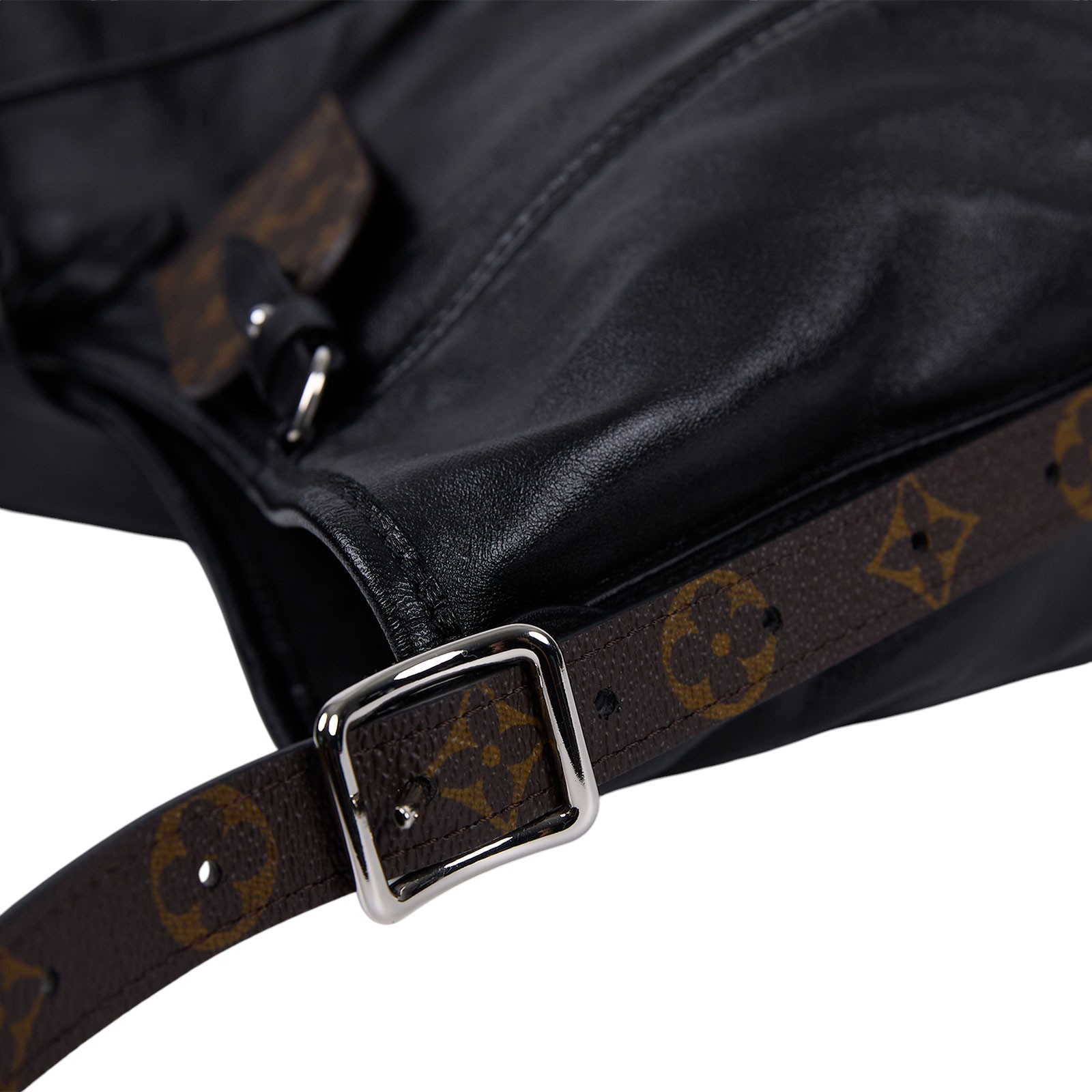 路易威登 LOUIS VUITTON CarryAll Vibe MM 手提 肩背包 黑色 M25143 晶片款  防塵袋/內袋