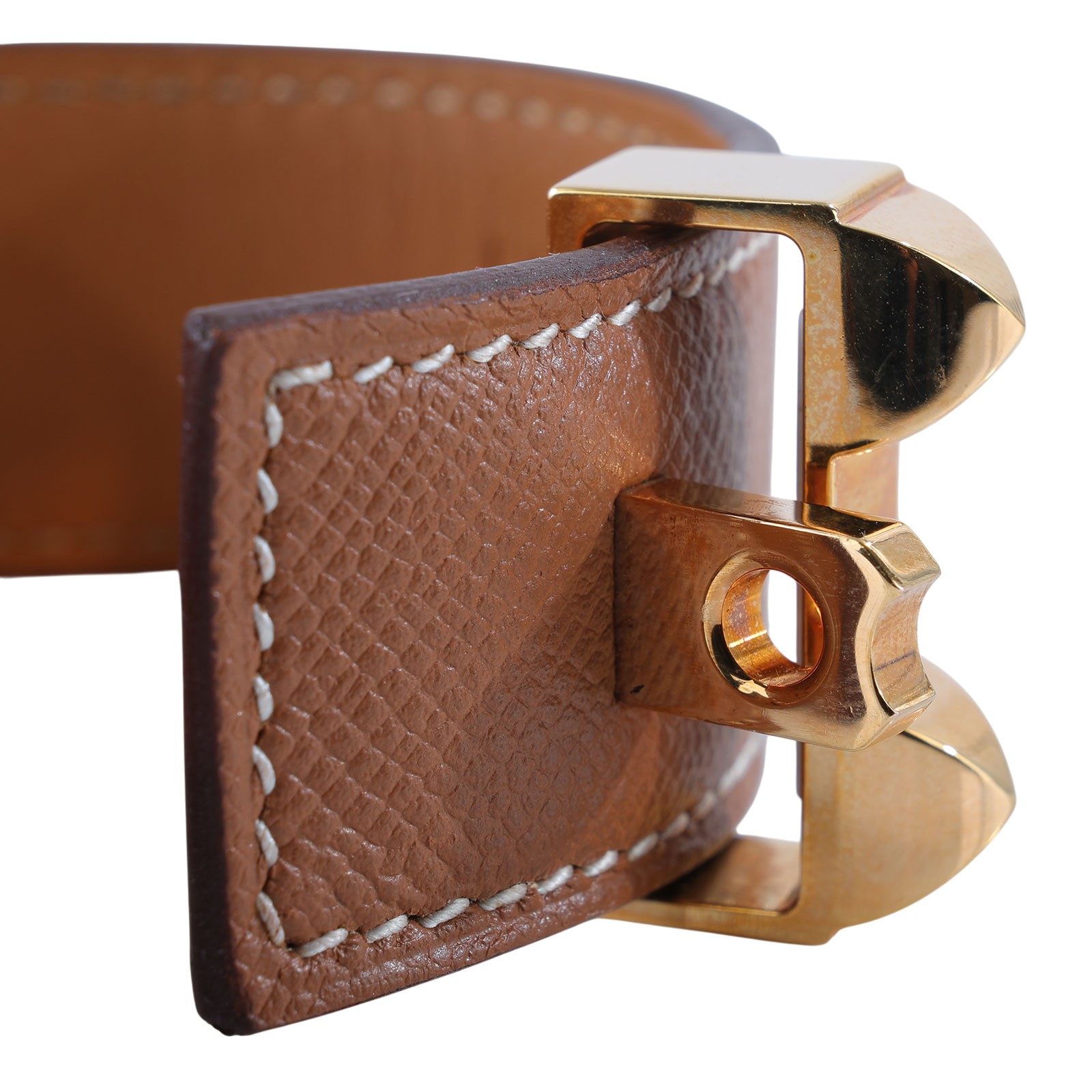 愛馬仕 Hermes Collier de Chien 24 手環 金棕 H079501CC37T2 /#T2 金棕CDC手環 原廠盒子/防塵袋