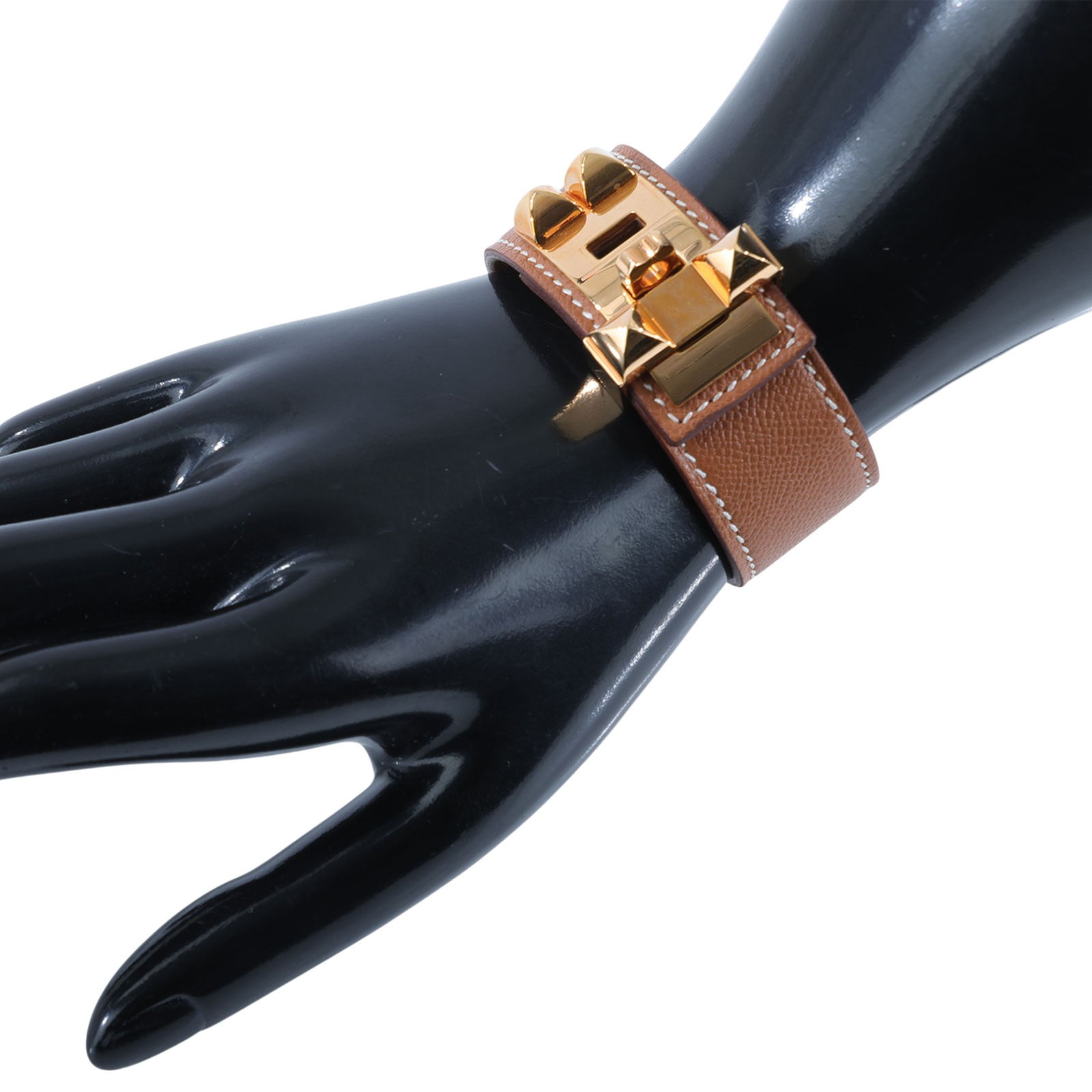 愛馬仕 Hermes Collier de Chien 24 手環 金棕 H079501CC37T2 /#T2 金棕CDC手環 原廠盒子/防塵袋