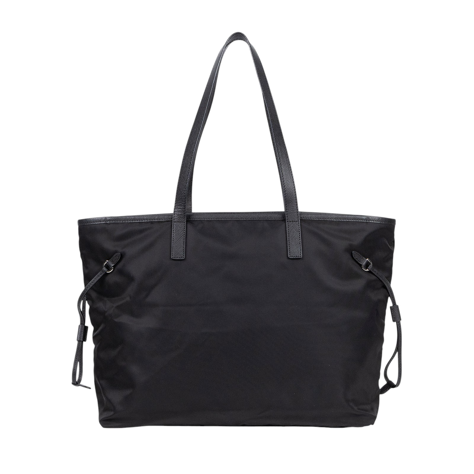 普拉達 PRADA Vela Borsa 尼龍 托特包 1BG401_V44 黑尼龍托特包 防塵袋/保證卡