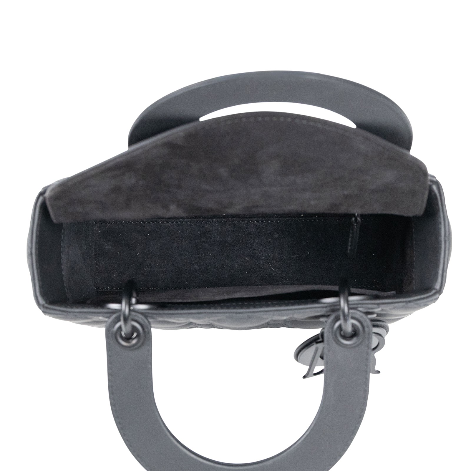 迪奧 CHRISTIAN DIOR Lady Dior My ABCDior 小型 肩背 手提包 羊皮 M0538SLOI  原廠盒子/背帶/購買證明/飾品字母/保證卡