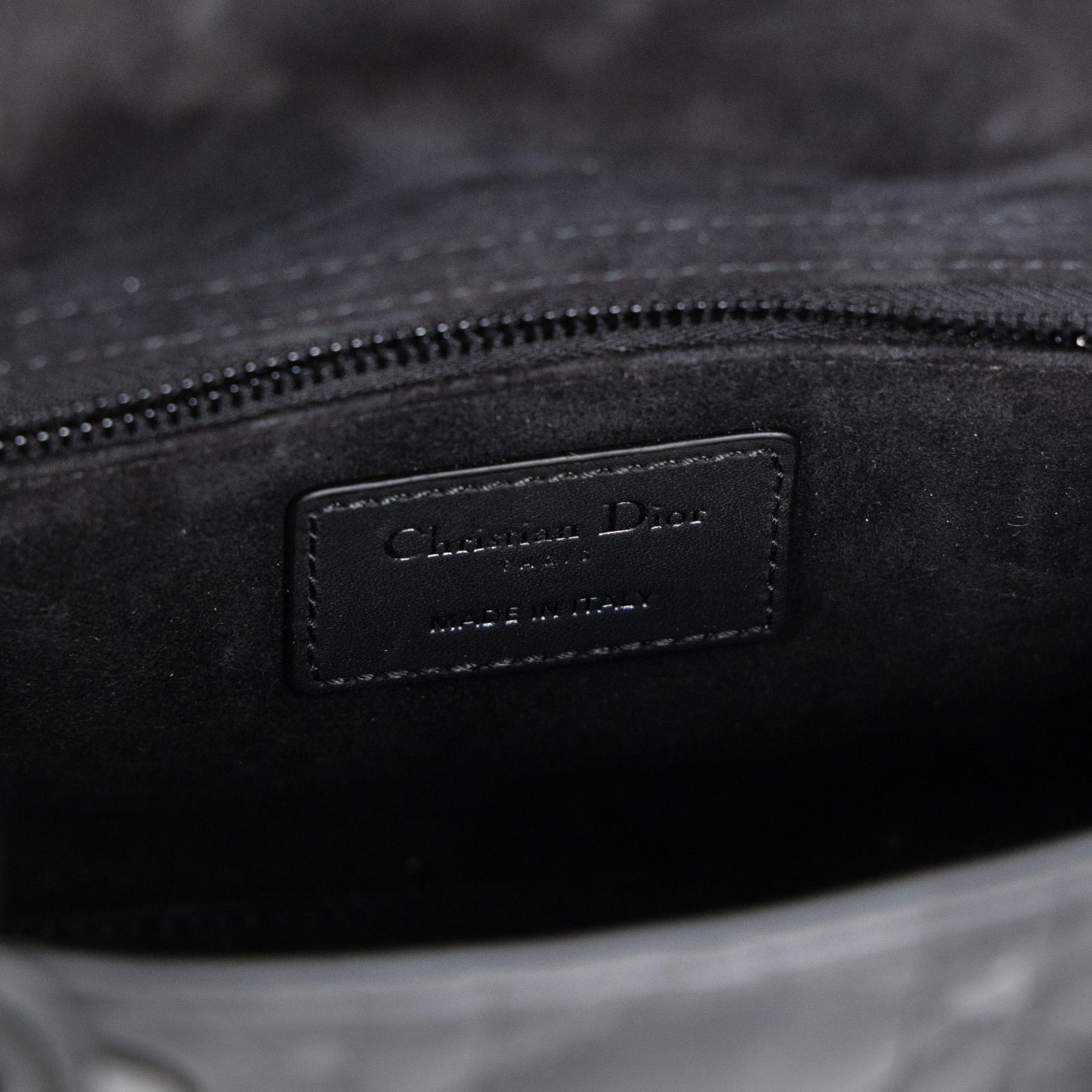 迪奧 CHRISTIAN DIOR Lady Dior My ABCDior 小型 肩背 手提包 羊皮 M0538SLOI  原廠盒子/背帶/購買證明/飾品字母/保證卡