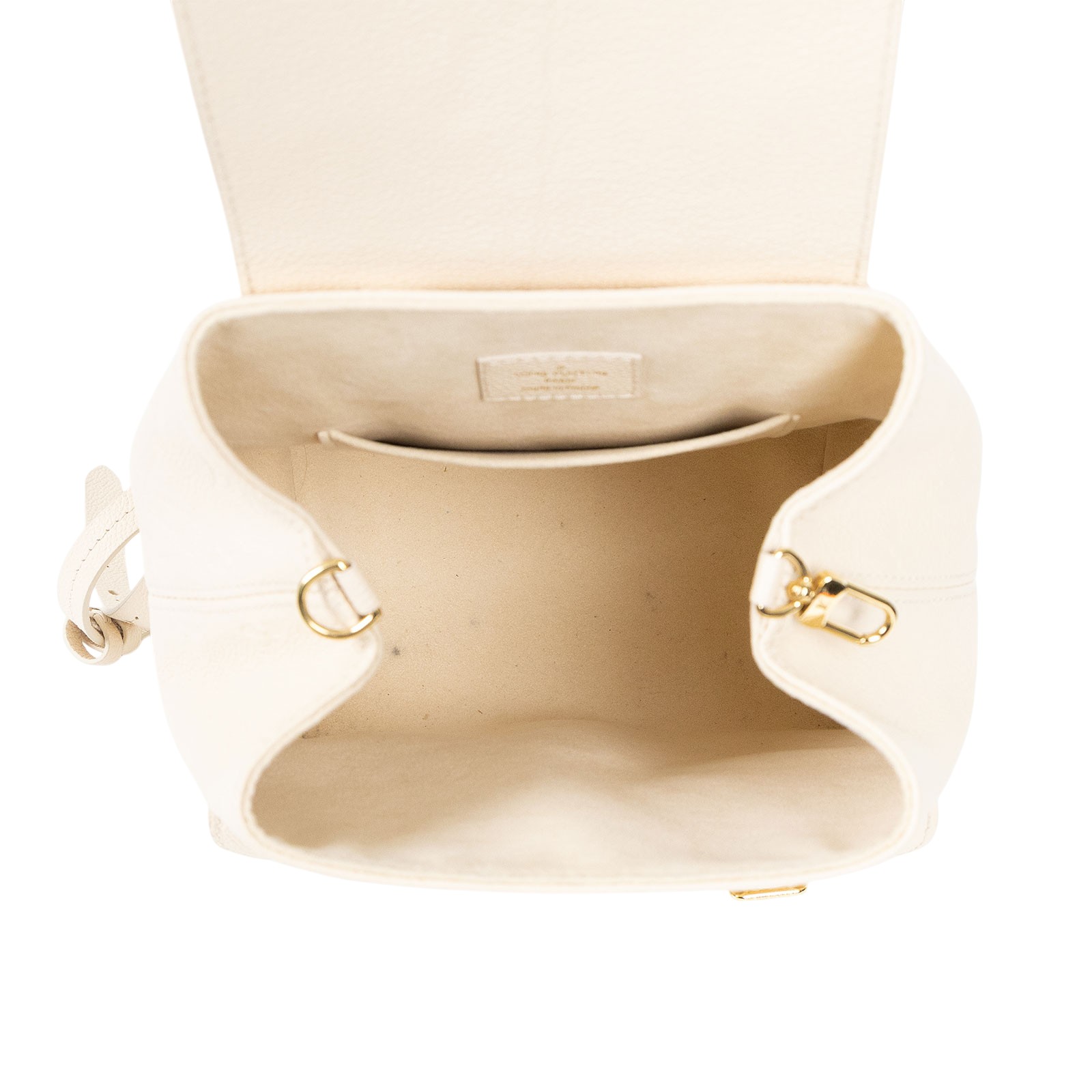 路易威登 LOUIS VUITTON Backup 後背包 奶油色 M47106 晶片款 白BACKUP後背包 原廠盒子/防塵袋/購買證明