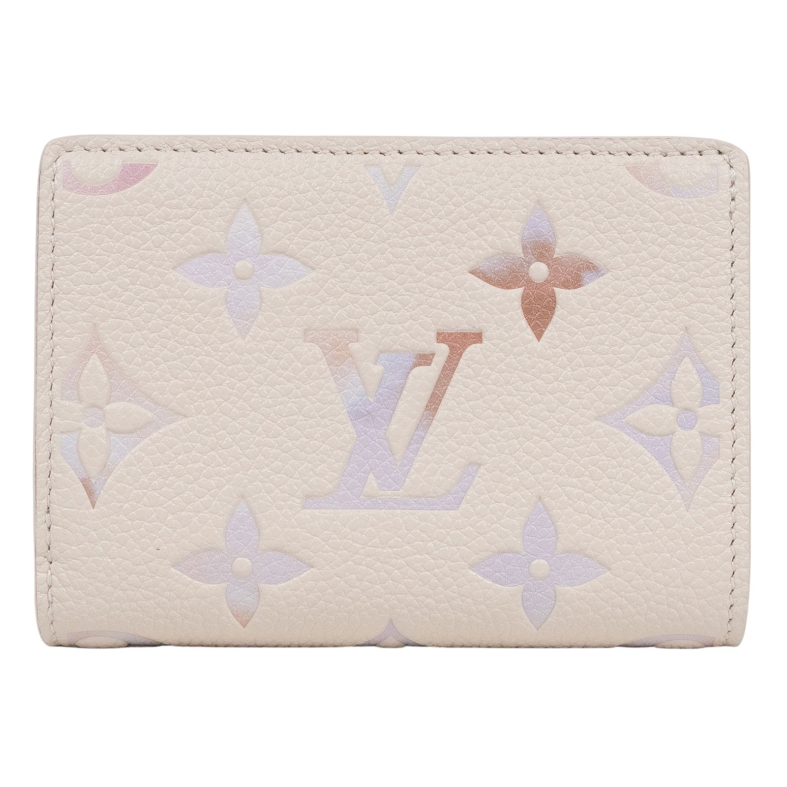 路易威登 LOUIS VUITTON Cléa 柔軟粒面壓花牛皮 錢包 短夾 Dream Beige M25595 晶片款  原廠盒子/防塵袋/國外購買證明