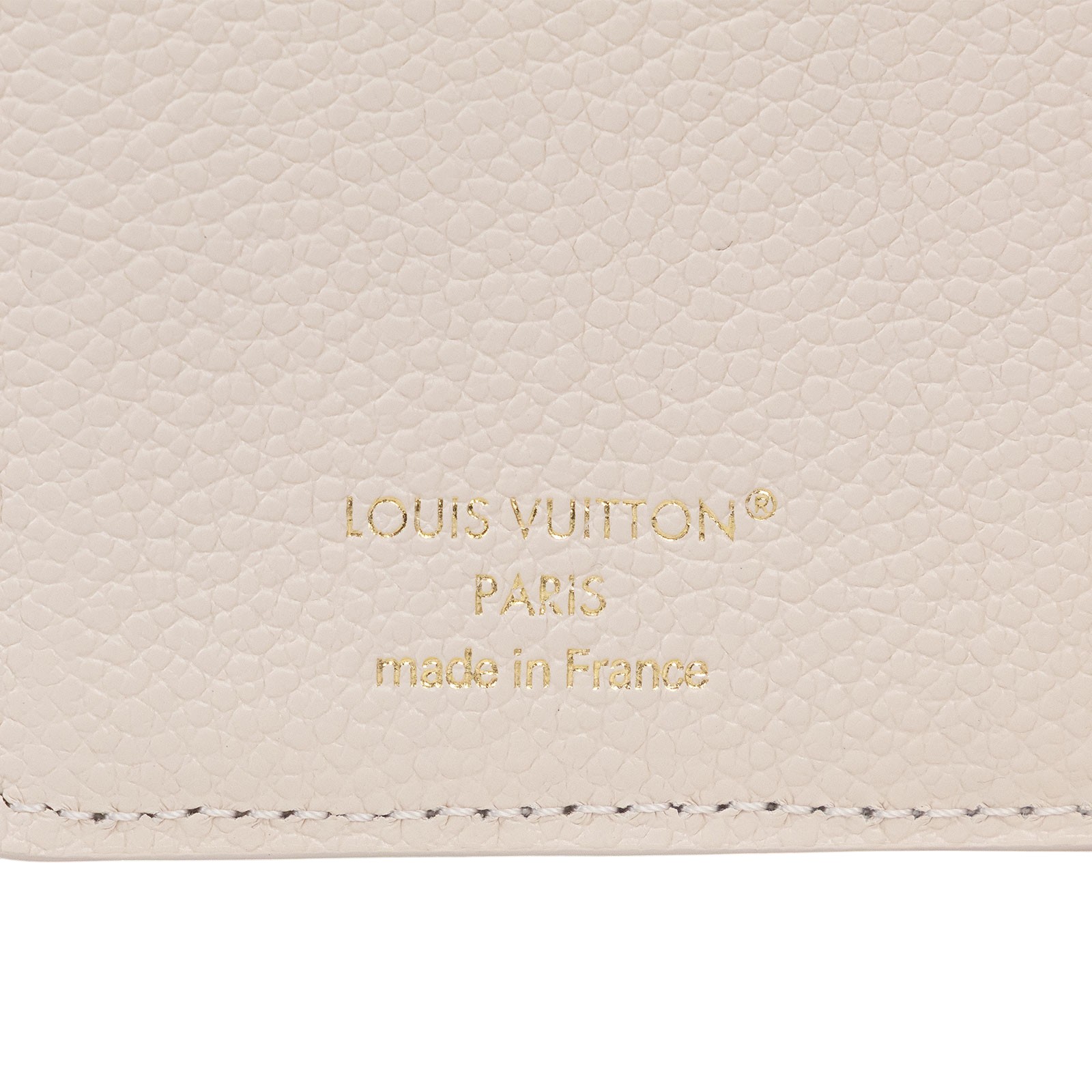 路易威登 LOUIS VUITTON Cléa 柔軟粒面壓花牛皮 錢包 短夾 Dream Beige M25595 晶片款  原廠盒子/防塵袋/國外購買證明