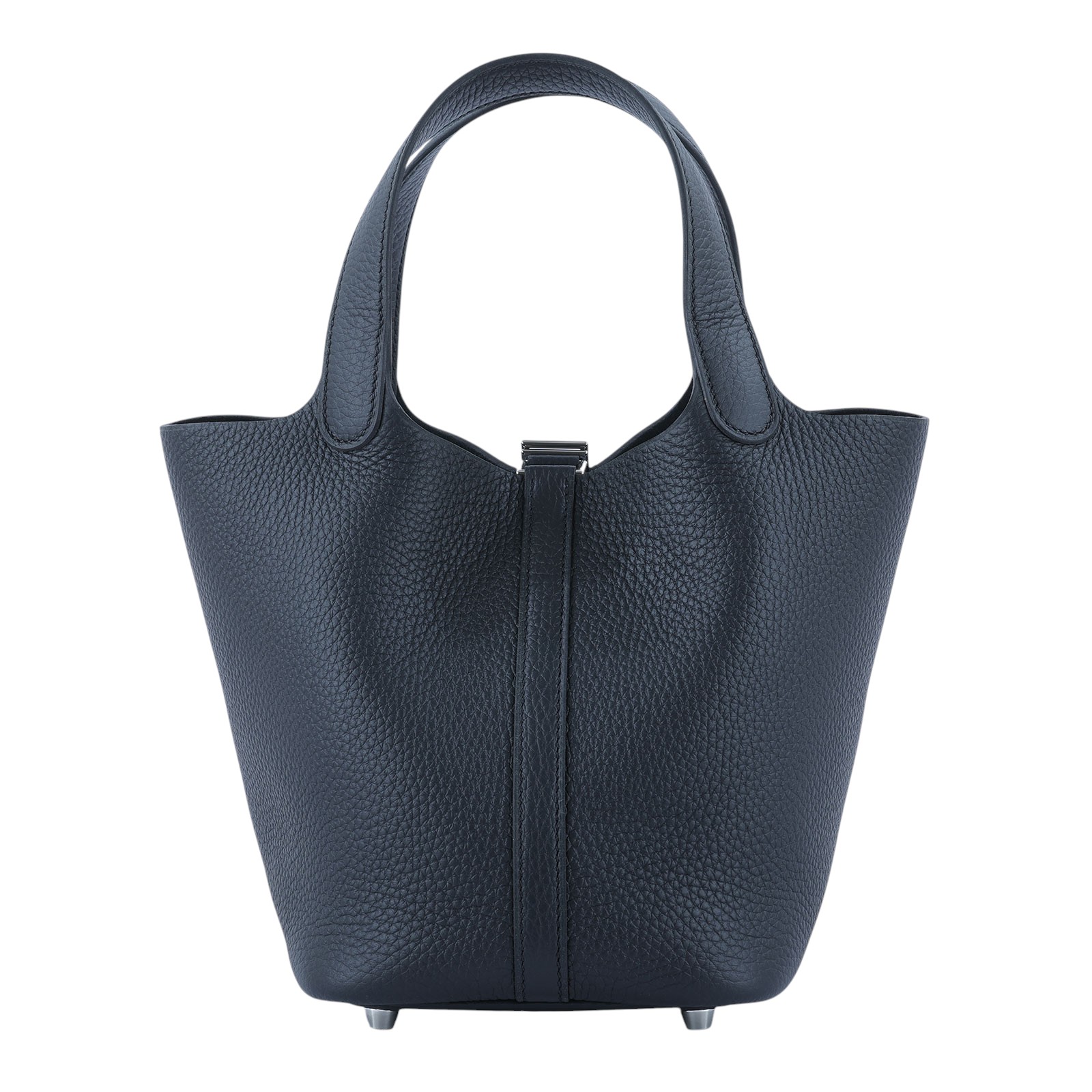 愛馬仕 Hermes Picotin Lock 18 菜籃子包 銀色五金 黑色 H056289CK89 H056289CK/K AK 007 MM/K刻  原廠盒子/防塵袋/鎖組